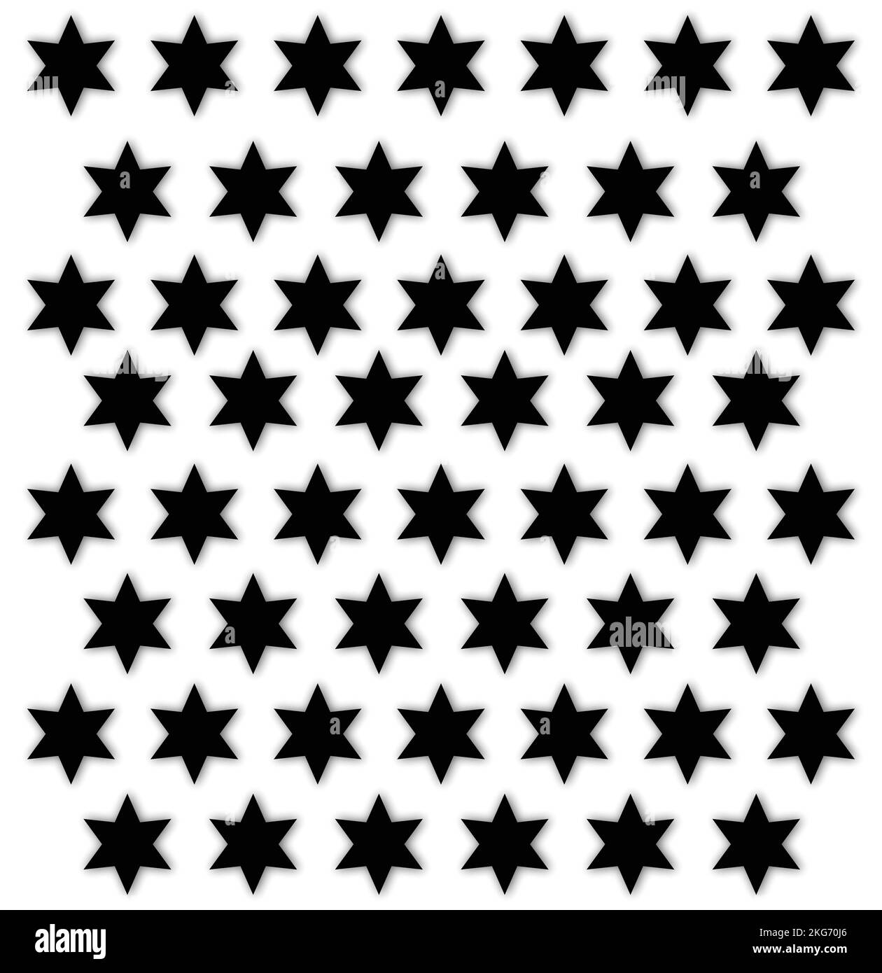 Motif d'arrière-plan en étoile noir et blanc Illustration de Vecteur