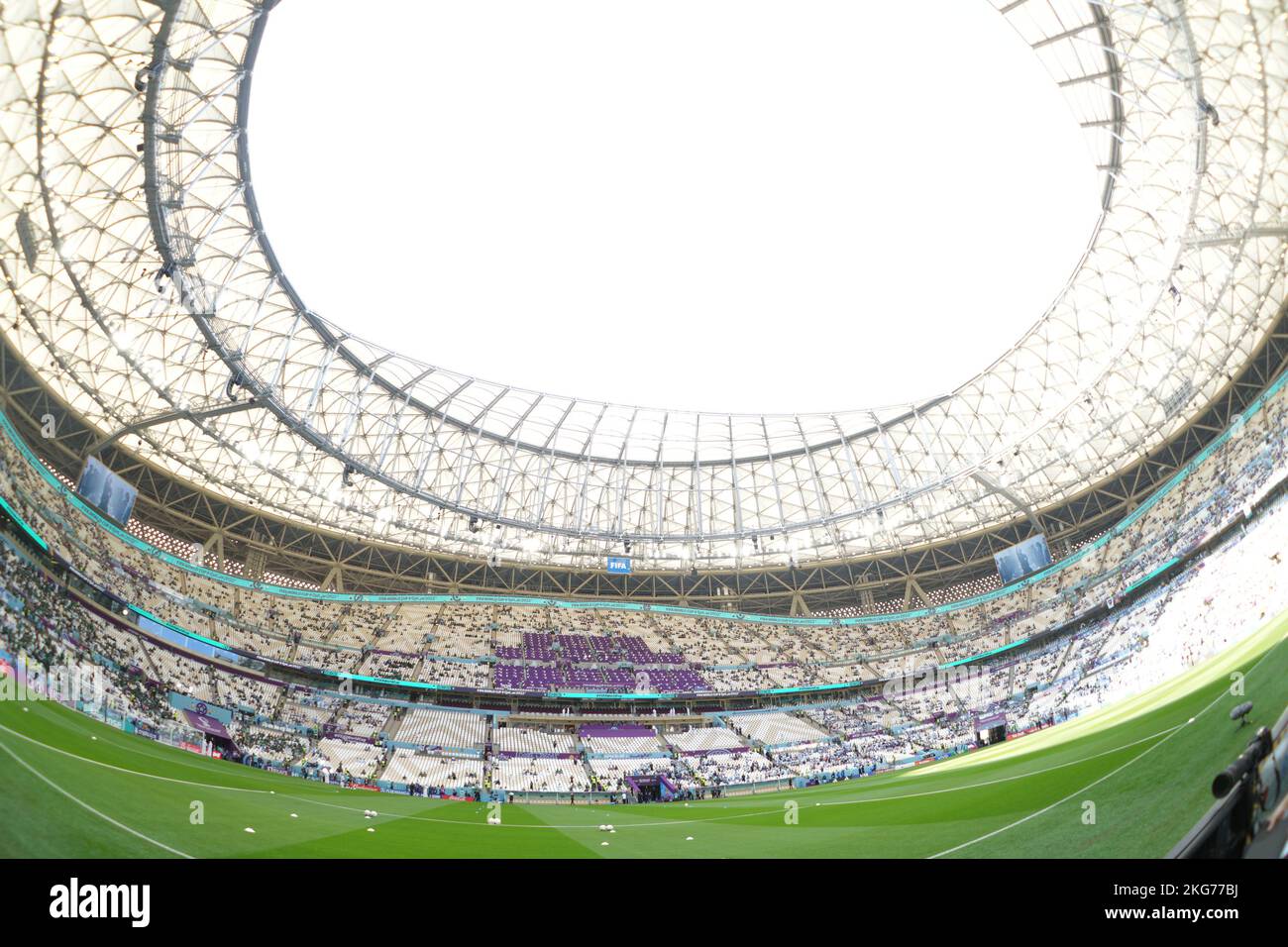Lusail, Qatar. 22 novembre 2022. Lusail, Qatar. 22nd novembre 2022. Stade Lusail lors du match de la coupe du monde Qatar 2022, groupe C, date 1, entre l'Argentine et l'Arabie Saurita a joué au stade Lusail le 22 novembre 2022 à Lusail, Qatar. (Photo par Bagu Blanco / PRESSINPHOTO) crédit: PRESSINPHOTO SPORTS AGENCY/Alay Live News crédit: PRESSINPHOTO SPORTS AGENCY/Alay Live News Banque D'Images