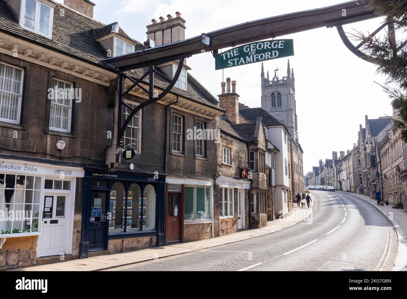 La ville de Stamford dans le Lincolnshire, Royaume-Uni Banque D'Images