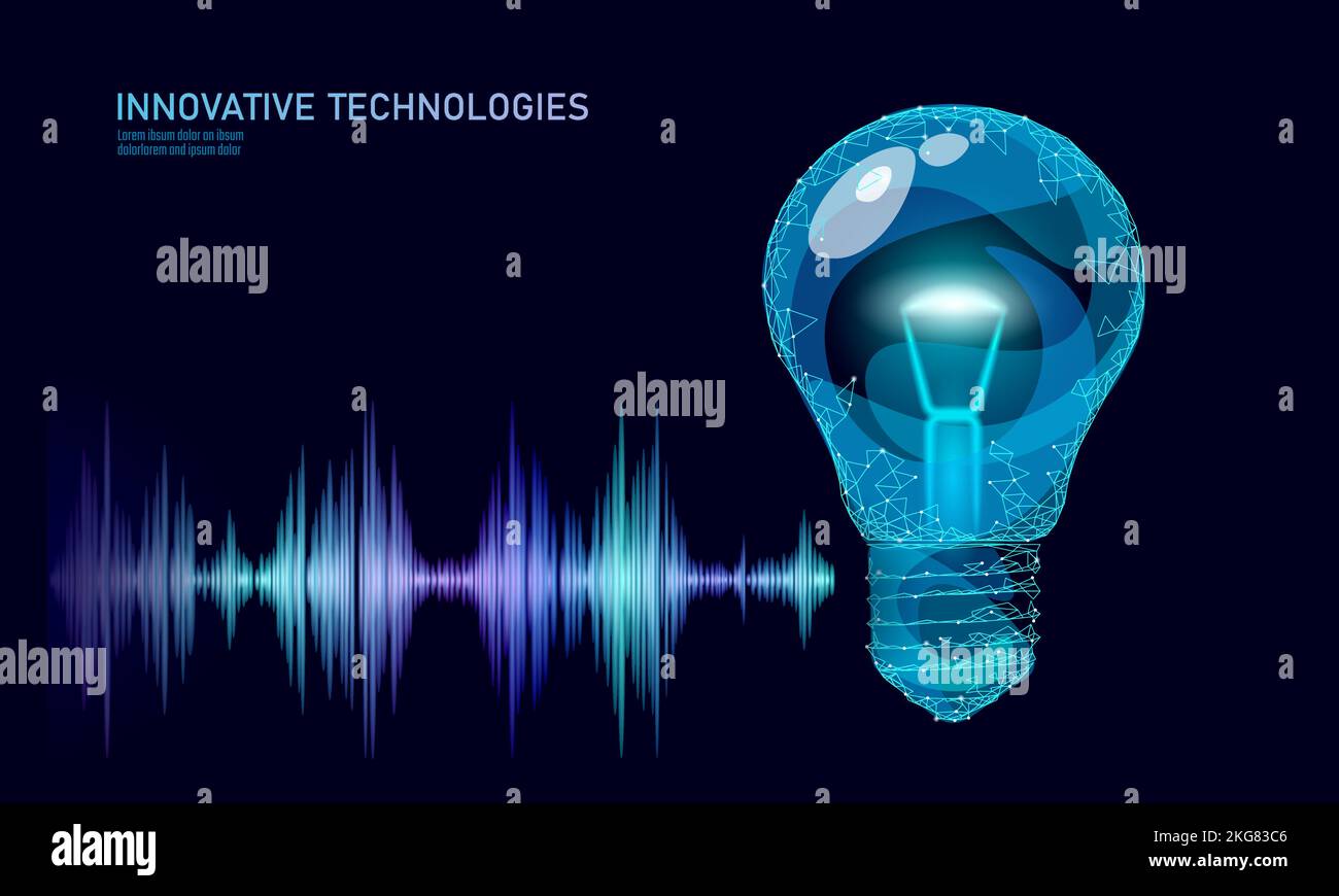 Commande intelligente de l'assistant vocal. Internet des objets Icon innovation technologie concept. Réseau sans fil Soundwave smartphone IOT iCT. Artificiel Illustration de Vecteur
