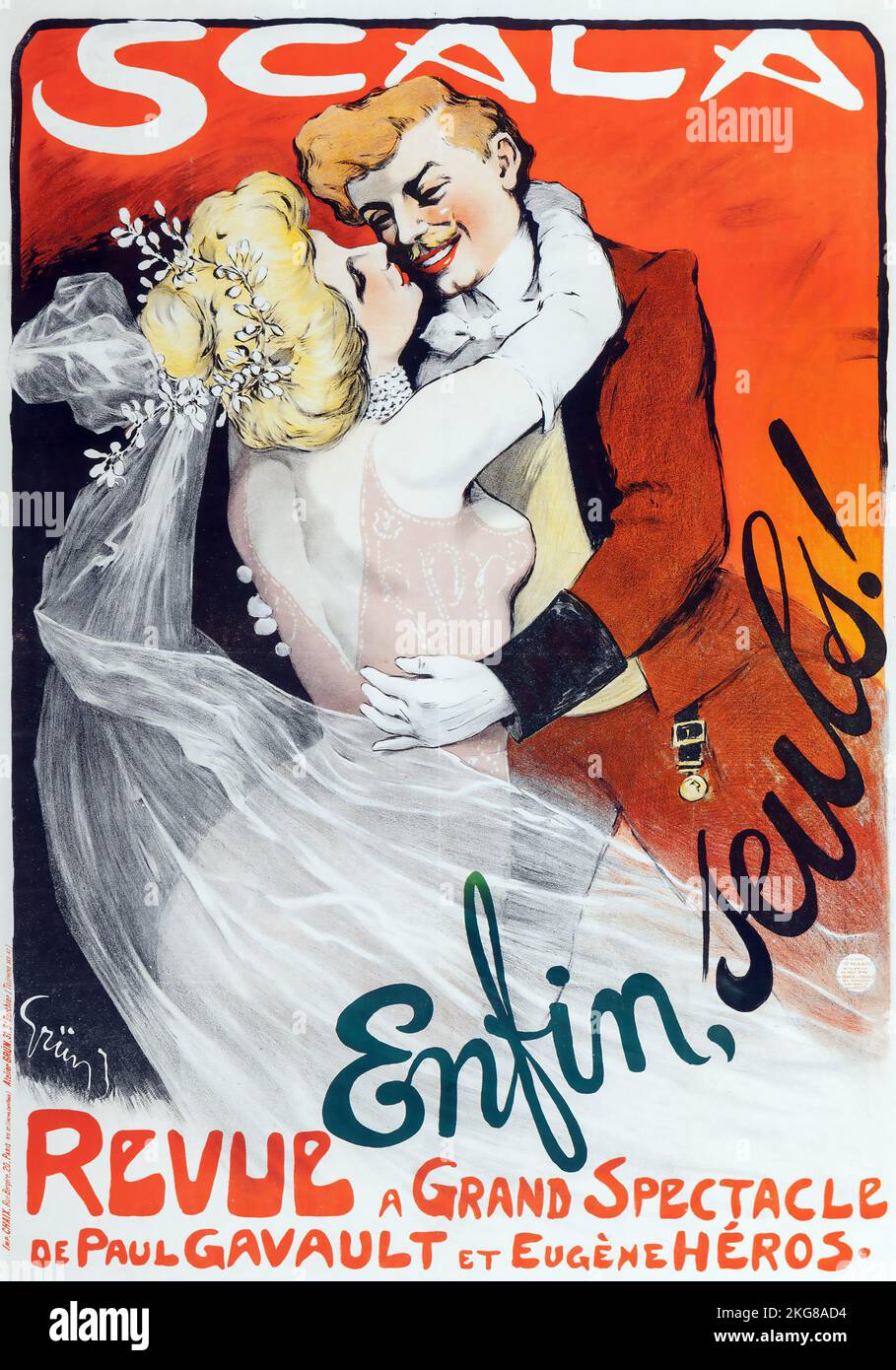 Jules Alexandre Grün (français, 1868-1934). Scala Enfin, Seuls!, 1901 Banque D'Images