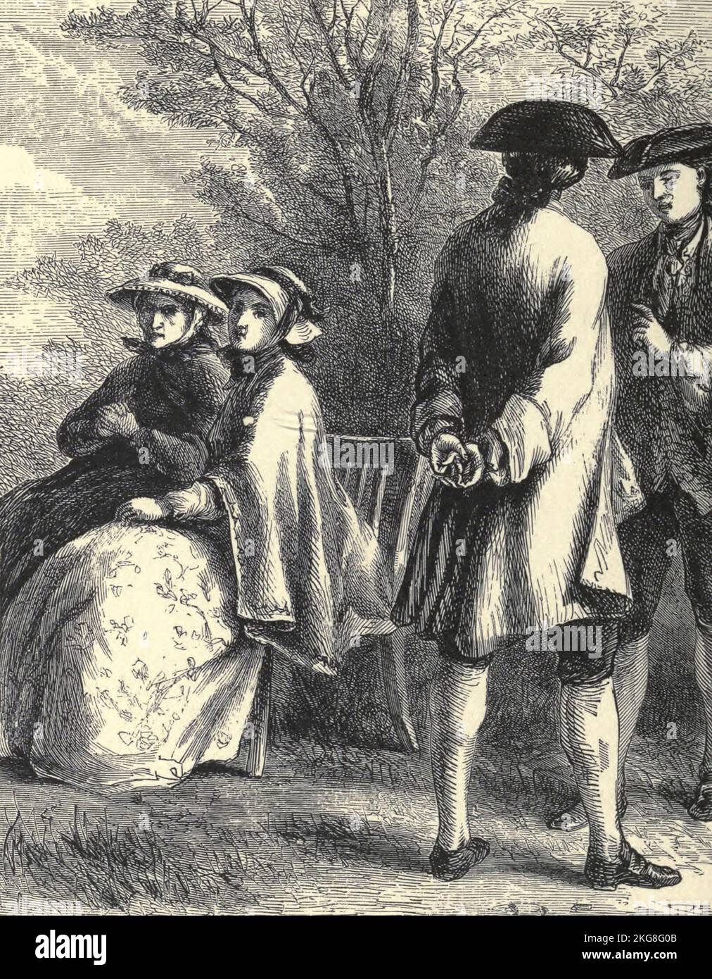 L'amour de la vierge de bashful. Le coup d'œil du matron qui aurait ces regards reprouverait Illustration de Hammatt Billings du poème le village déserté d'Oliver Goldsmith publié en 1882. Le village déserté est un poème d'Oliver Goldsmith publié en 1770. C'est une œuvre de commentaires sociaux, et condamne le dépeuplement rural et la poursuite de richesses excessives. Oliver Goldsmith (10 novembre 1728 – 4 avril 1774) était un romancier, dramaturge, dramaturge et poète anglo-irlandais, plus connu pour son roman le Vicaire de Wakefield (1766), son poème pastoral The Deserted Village (1770), a Banque D'Images