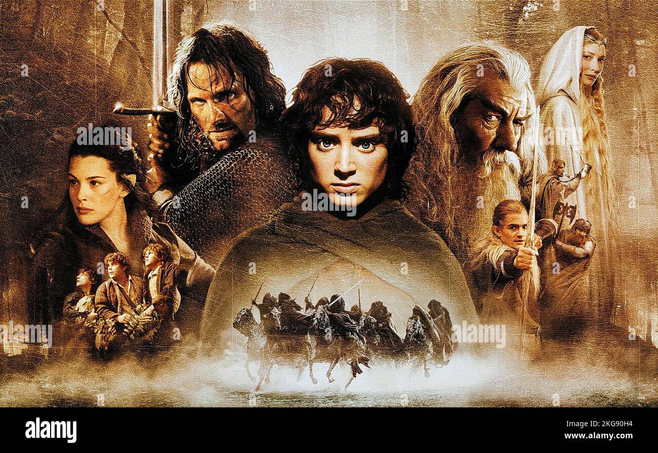 Lord of the rings poster Banque de photographies et d’images à haute