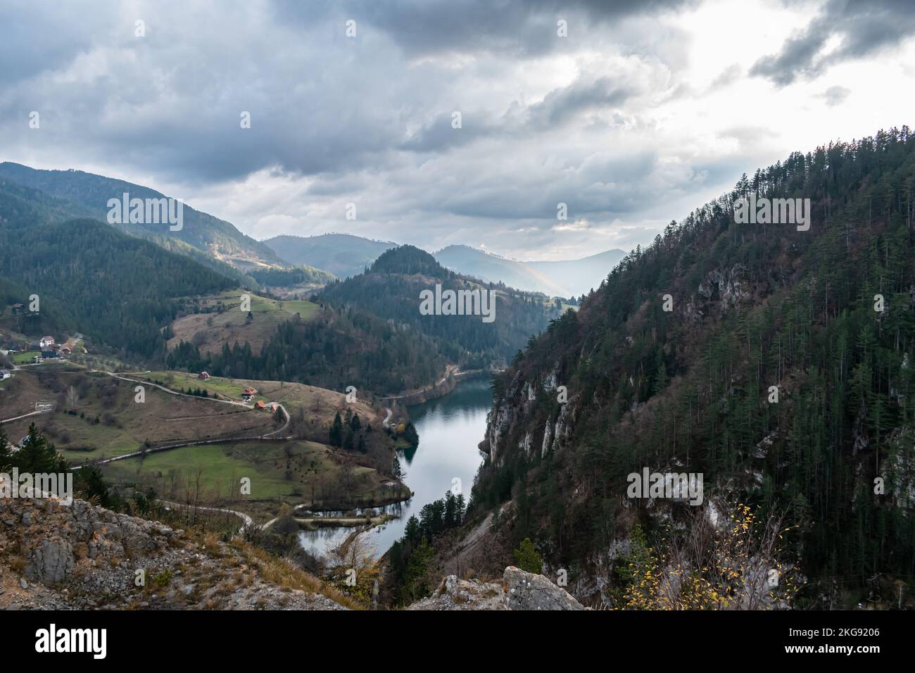 Parc national de Tara en Serbie Banque D'Images