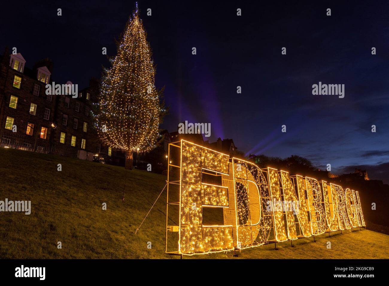 Edinburgh, RoyaumeUni. 22 novembre 2022 en photo en préparation à l
