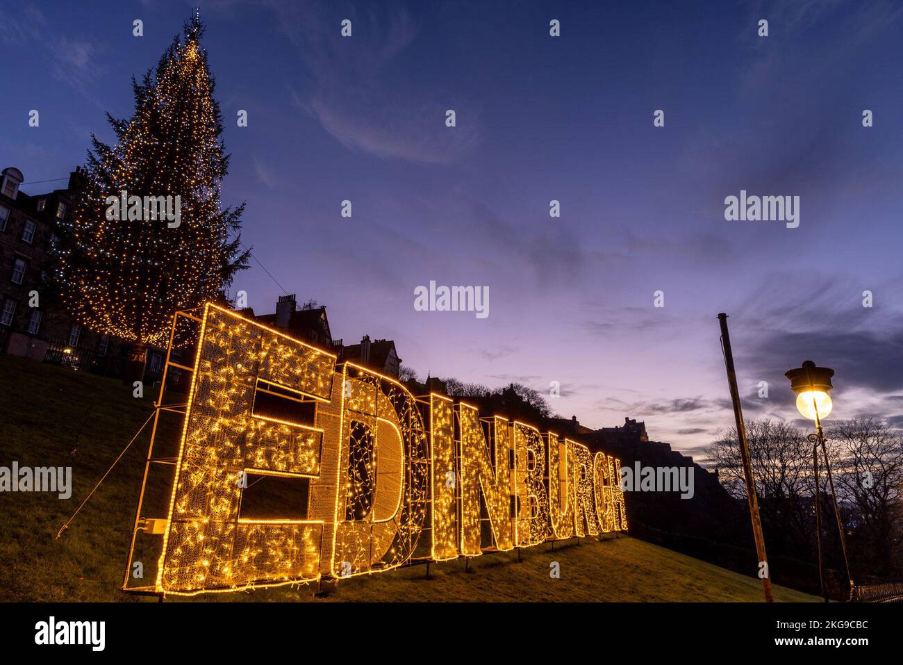 Edinburgh, RoyaumeUni. 22 novembre 2022 en photo en préparation à l