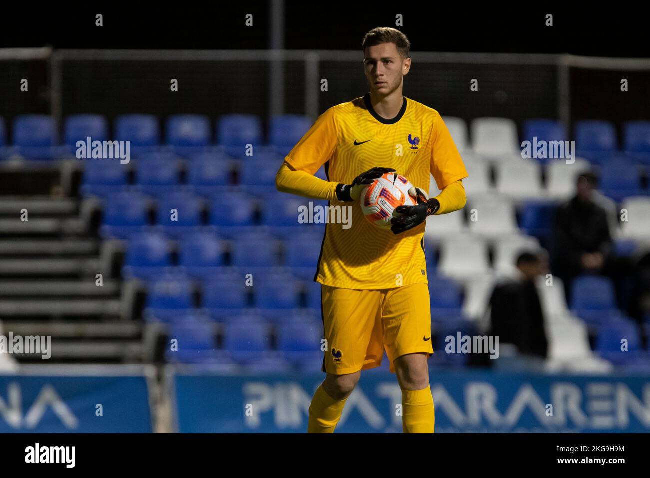 LIENARD YANN, FRANCE U20 vs JAPON U20, hommes, friendly Match, football Wek, Pinatar Arena football Center. Espagne, région de Murcia, San Pedro del Pinat Banque D'Images