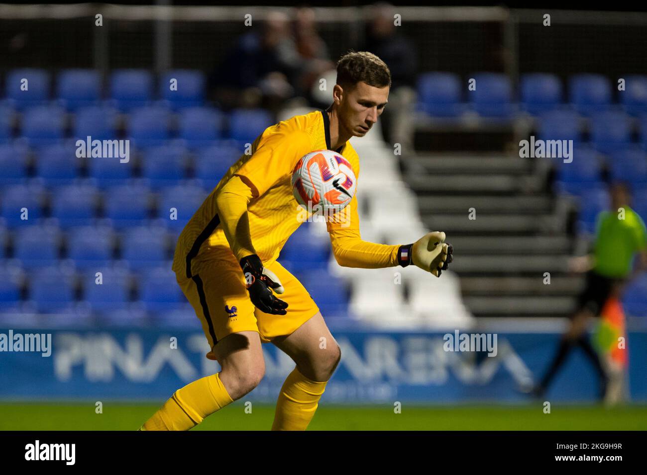 LIENARD YANN, FRANCE U20 vs JAPON U20, hommes, friendly Match, football Wek, Pinatar Arena football Center. Espagne, région de Murcia, San Pedro del Pinat Banque D'Images