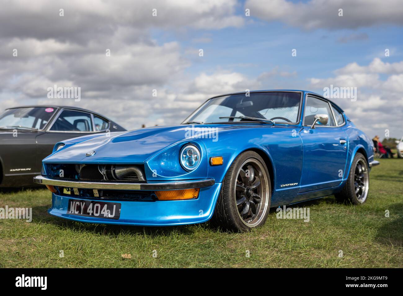 Datsun 240Z ‘MCY 404J’ exposé au Scramble d’octobre qui s’est tenu au Bicester Heritage Centre le 9th octobre 2022 Banque D'Images