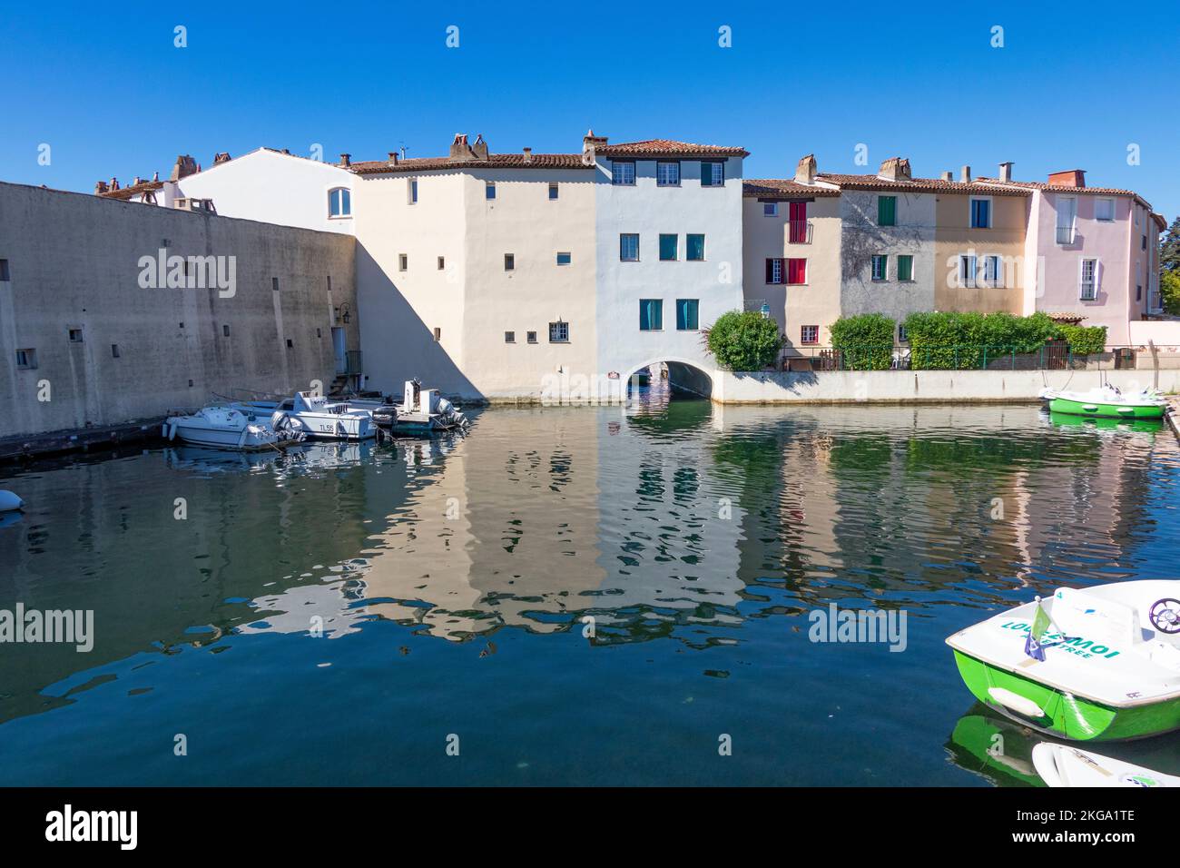 Port-Grimaud, Côte d'Azur, France, Europe Banque D'Images