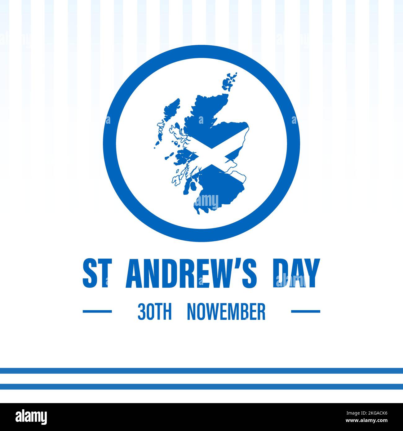 Affiche de saint andrews Banque d'images vectorielles Alamy