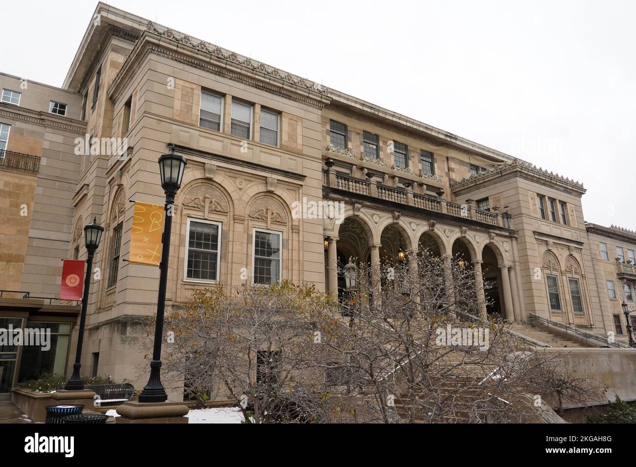 Le bâtiment Memorial Union à l'Université du Wisconsin, mercredi 22 novembre 2022, à Madison, WISC. Banque D'Images