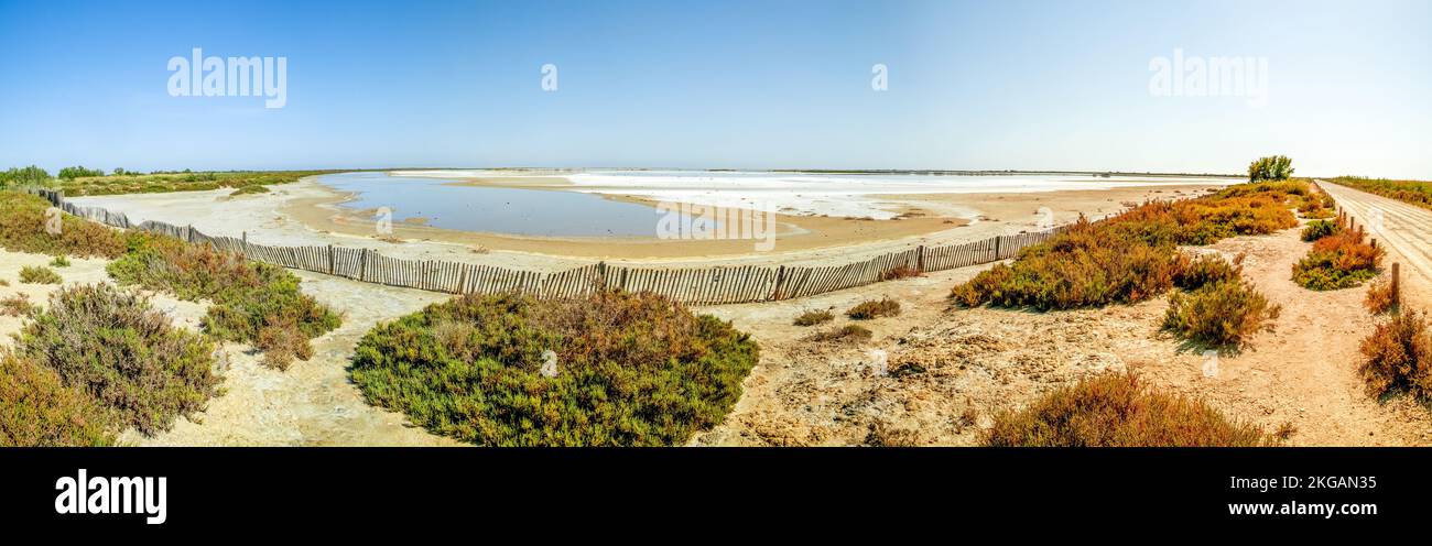 Salin de Giraud, Arles, Camargue, France Banque D'Images