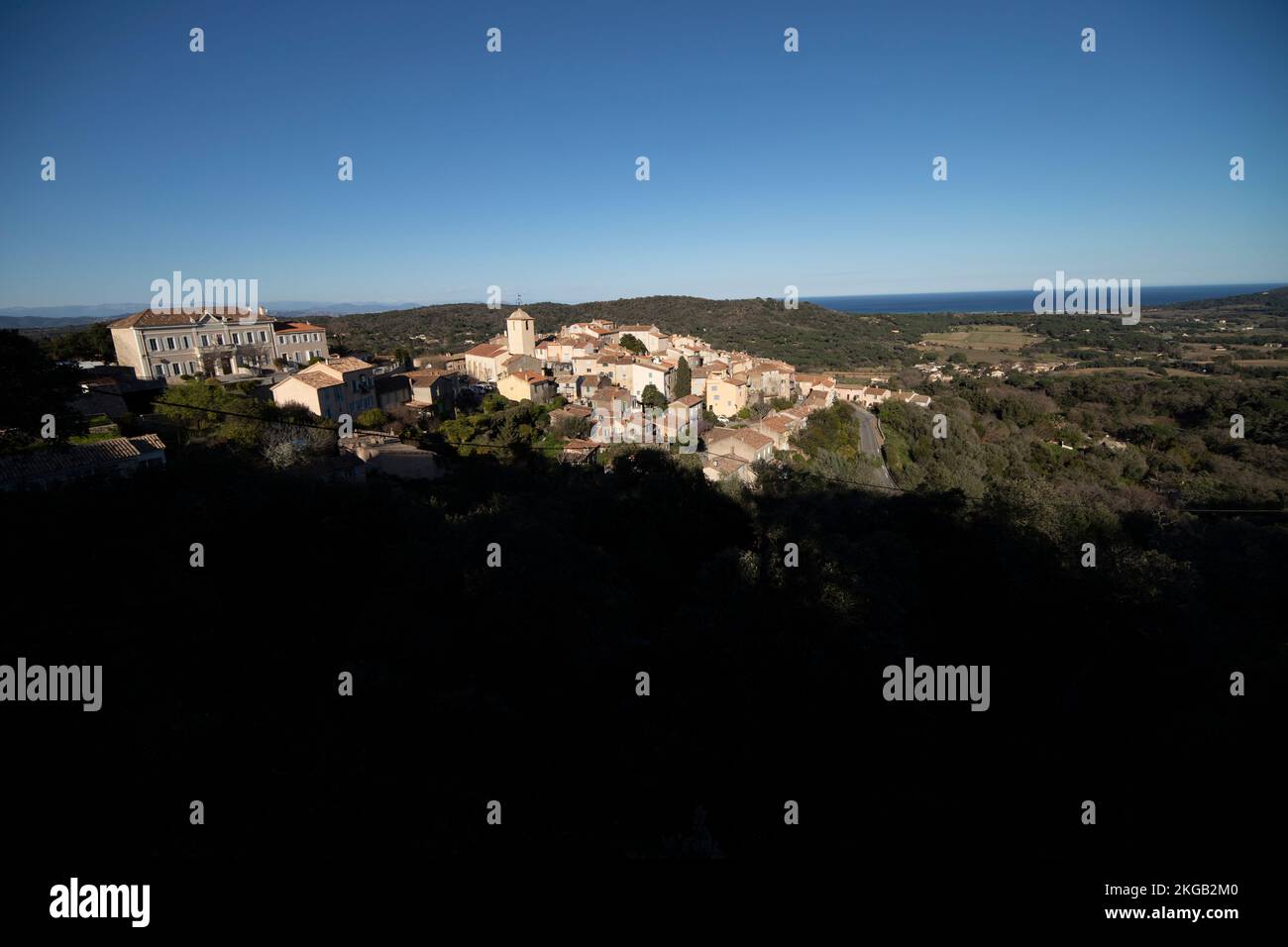 Ramatuelle charmant village près de Saint-Tropez Banque D'Images