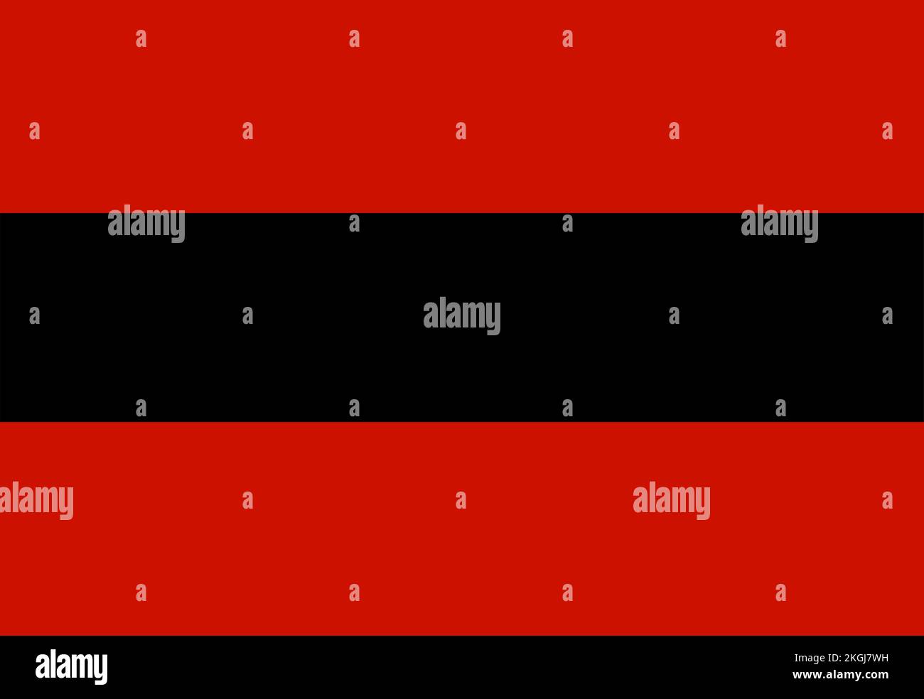 Illustration du symbole du drapeau national de l'Albanie Banque D'Images