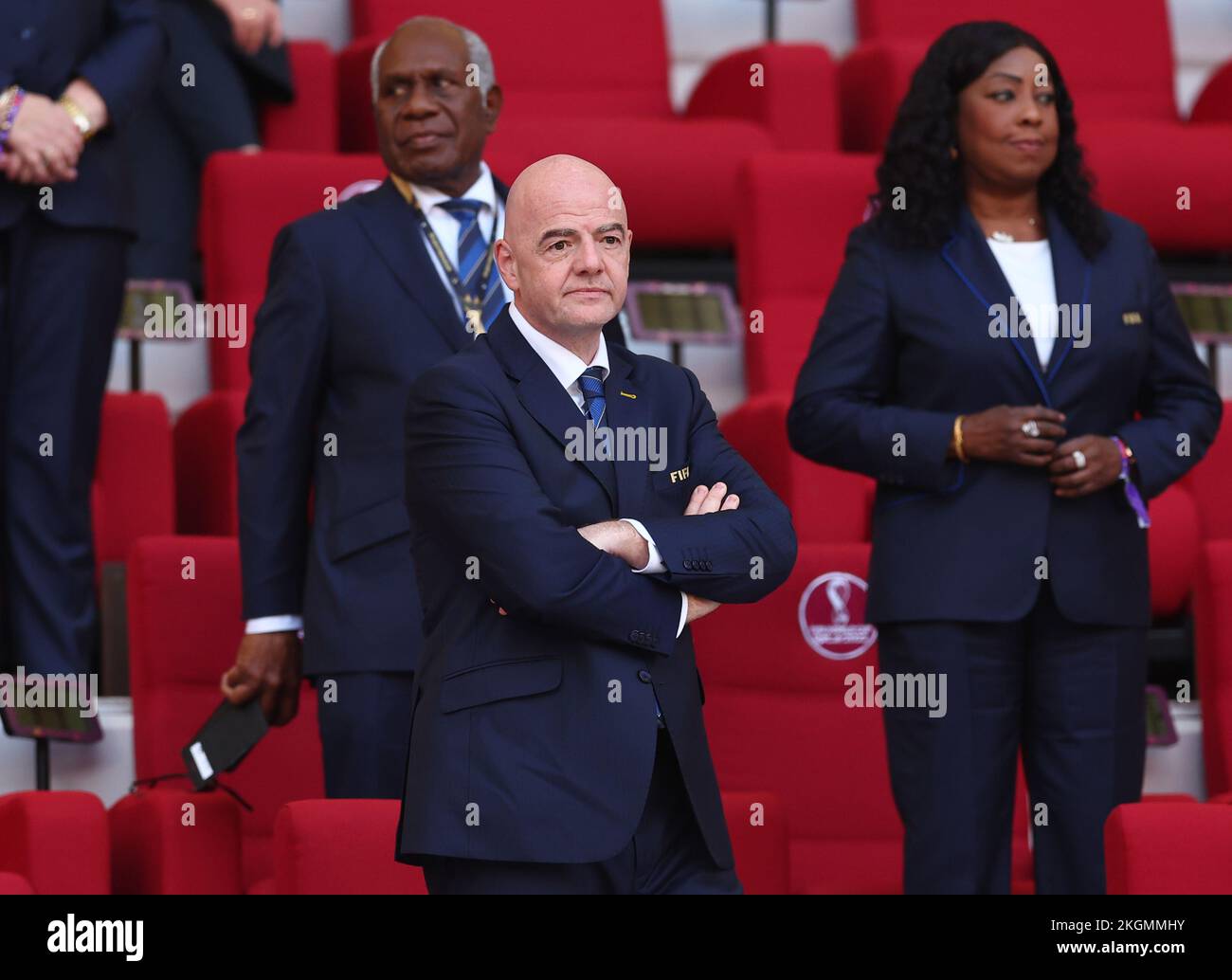 Doha, Qatar, 23rd novembre 2022. Gianni Infantino, président de la FIFA, lors du match de la coupe du monde de la FIFA 2022 au stade international de Khalifa à Doha. Le crédit photo devrait se lire: David Klein / Sportimage crédit: Sportimage / Alay Live News Banque D'Images