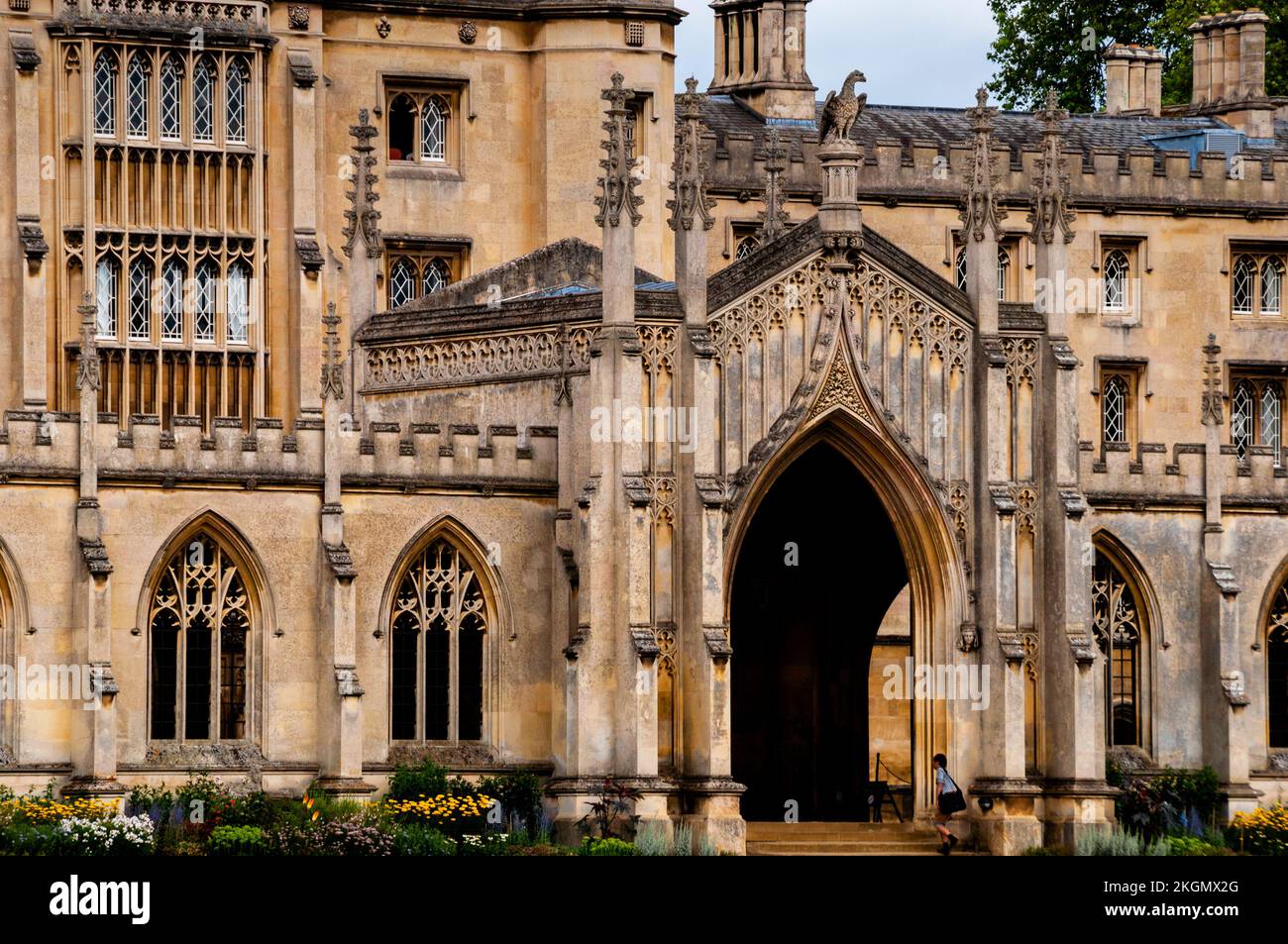 St. John's College, New court, Cambridge University, Cambridge, Angleterre. Banque D'Images