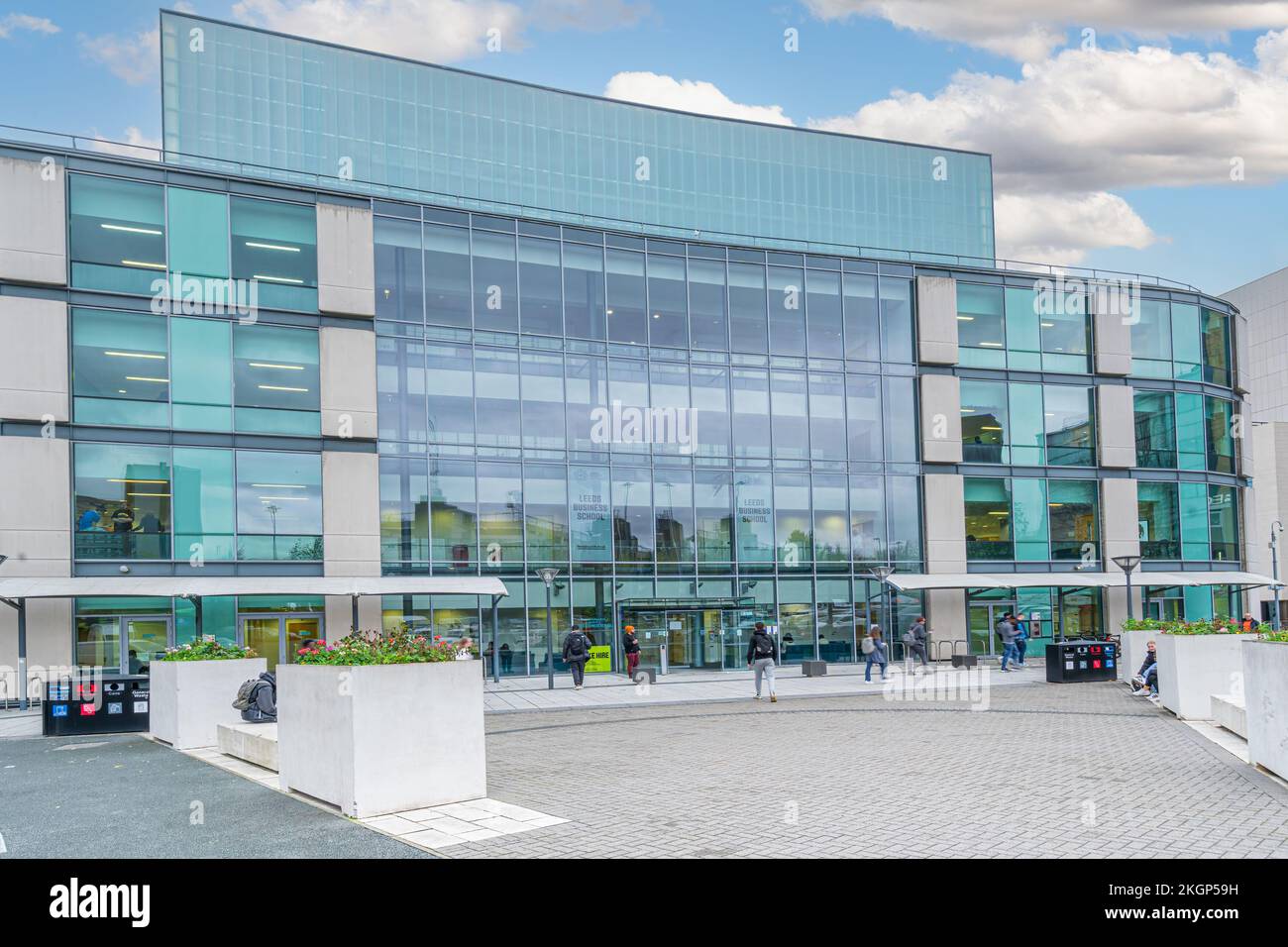 École de commerce de l'Université Leeds Beckett Banque D'Images