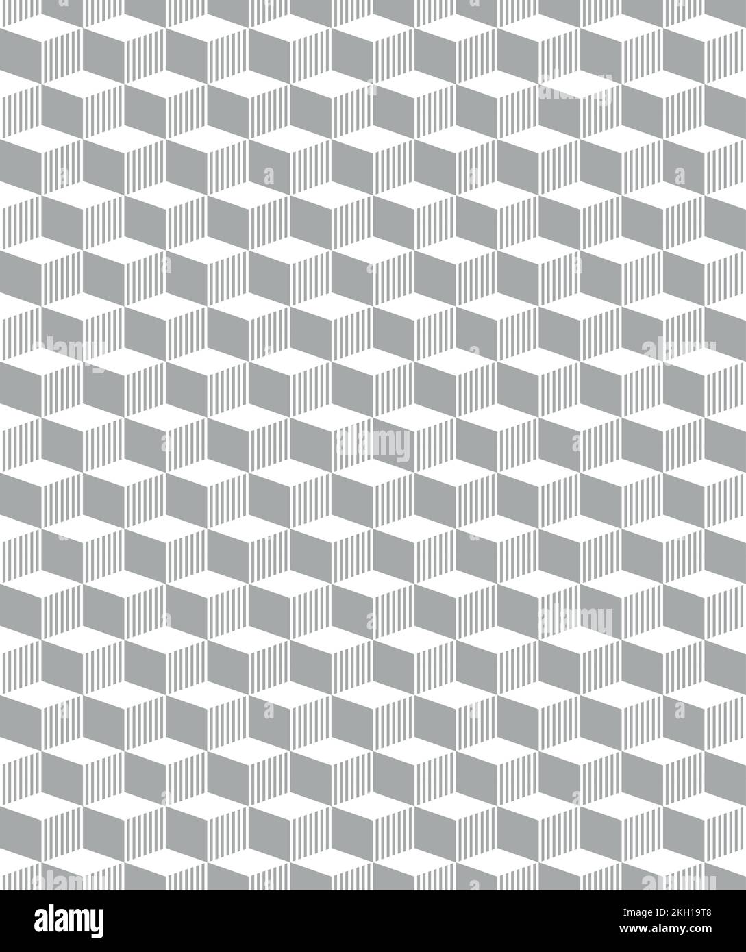 Cube gris texture sans couture sur blanc Illustration de Vecteur