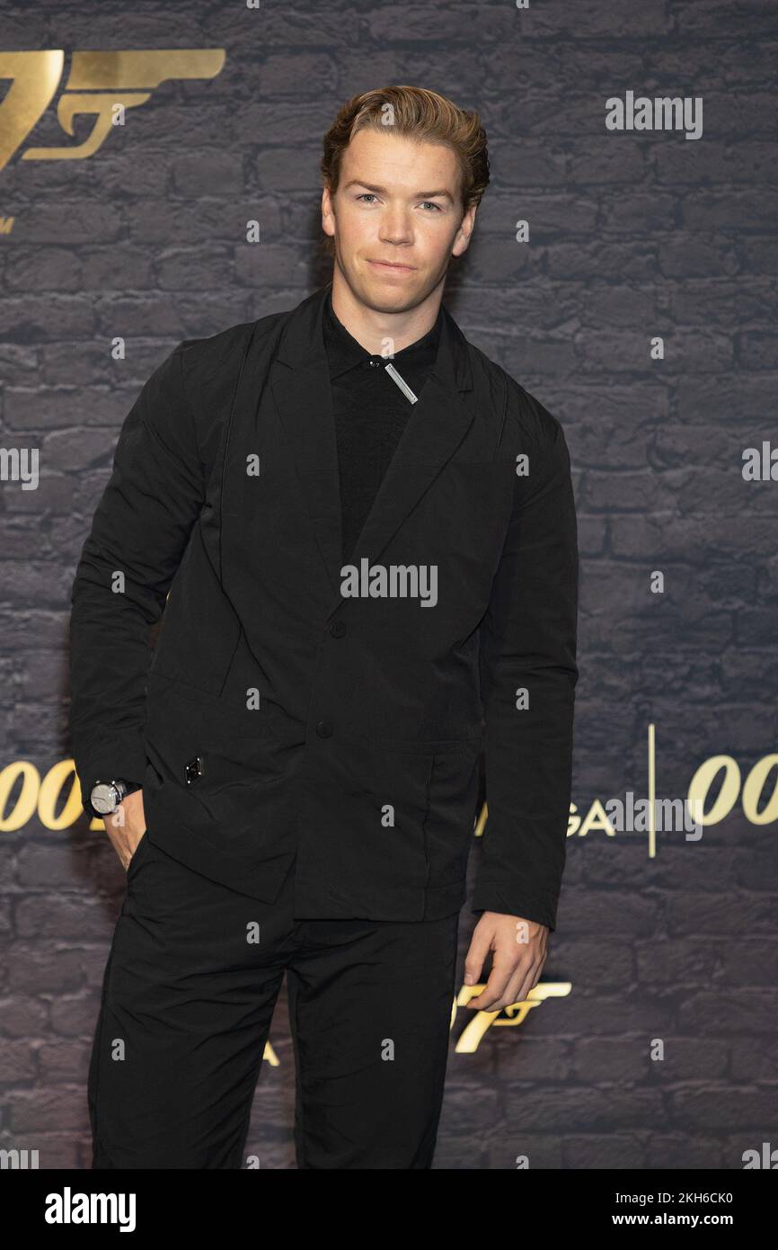 Will Poulter participe à un événement spécial organisé par Omega pour célébrer les 60 ans de James Bond à Wardens Grove, Londres. Banque D'Images