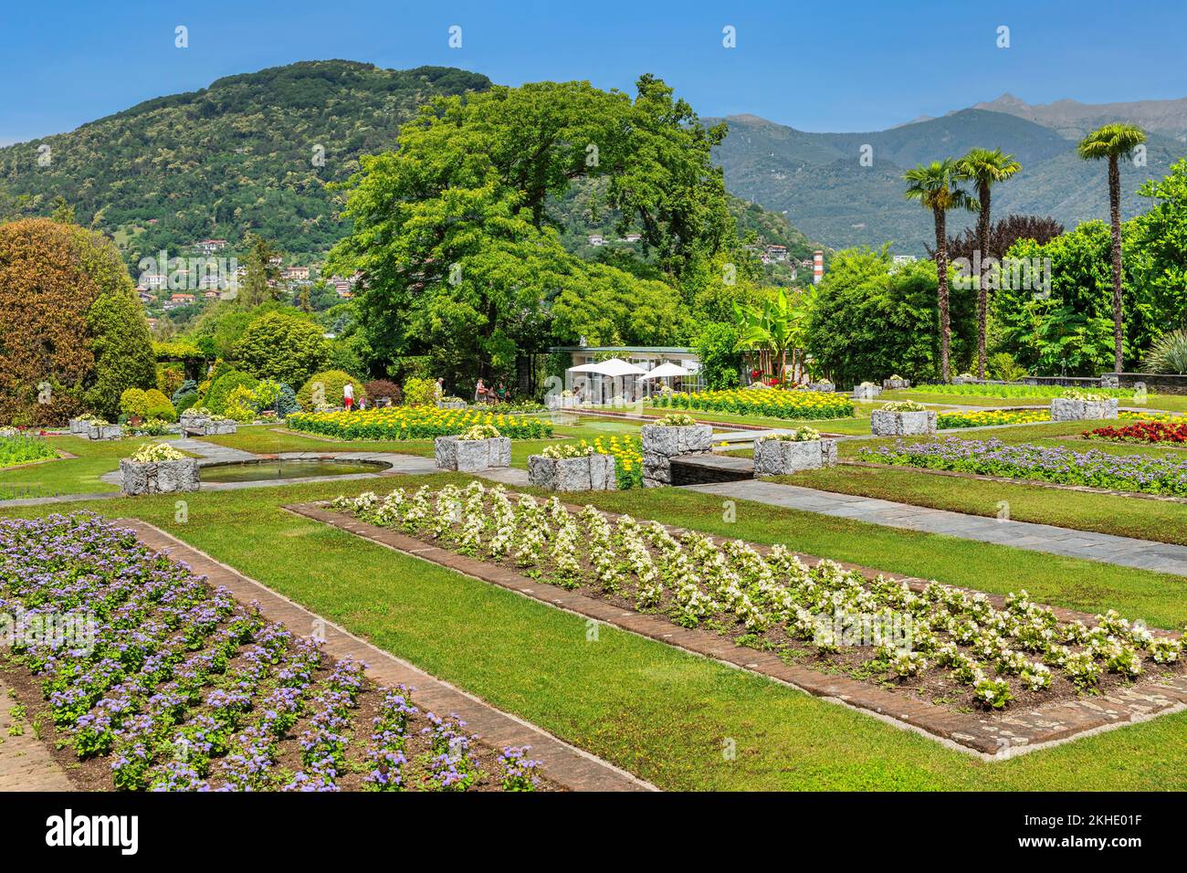 Jardins botaniques de Villa Taranto, Verbania, Lac majeur, Piémont, Italie, Europe Banque D'Images