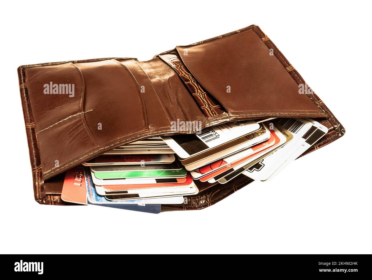 Portefeuille rempli de carte bancaire Banque de photographies et d'images à  haute résolution - Alamy