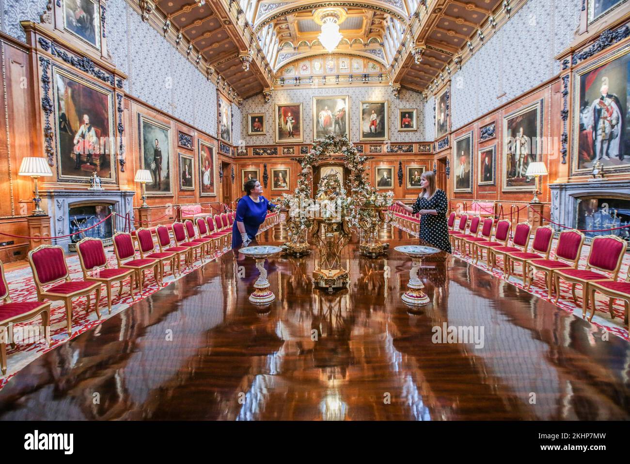 Windsor , Berkshire, RoyaumeUni 24 novembre 2022 le château de Windsor