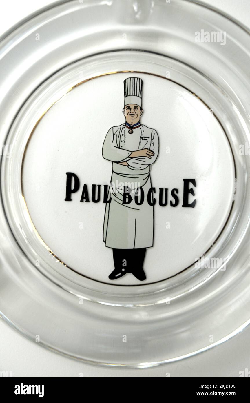 Chef du siècle et Pape de Gastronomie · Grand Chef français · Auberge Paul Bocuse. Banque D'Images