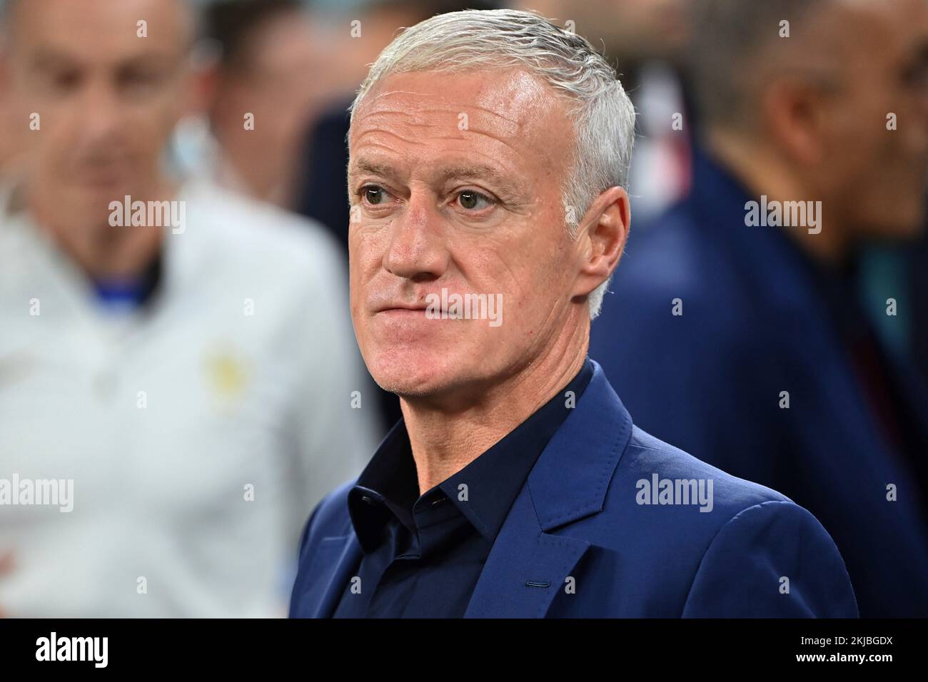 Entraîneur Didier DESCHAMPS (FRA), image unique, motif unique coupé, portrait, portrait, portrait. Match 5, Groupe D France (FRA) - Australie (AUS) 4-1, le 22/11/2022, stade Al Janoub. Coupe du monde de football 20122 au Qatar à partir de 20,11. - 18.12.2022 ? Banque D'Images