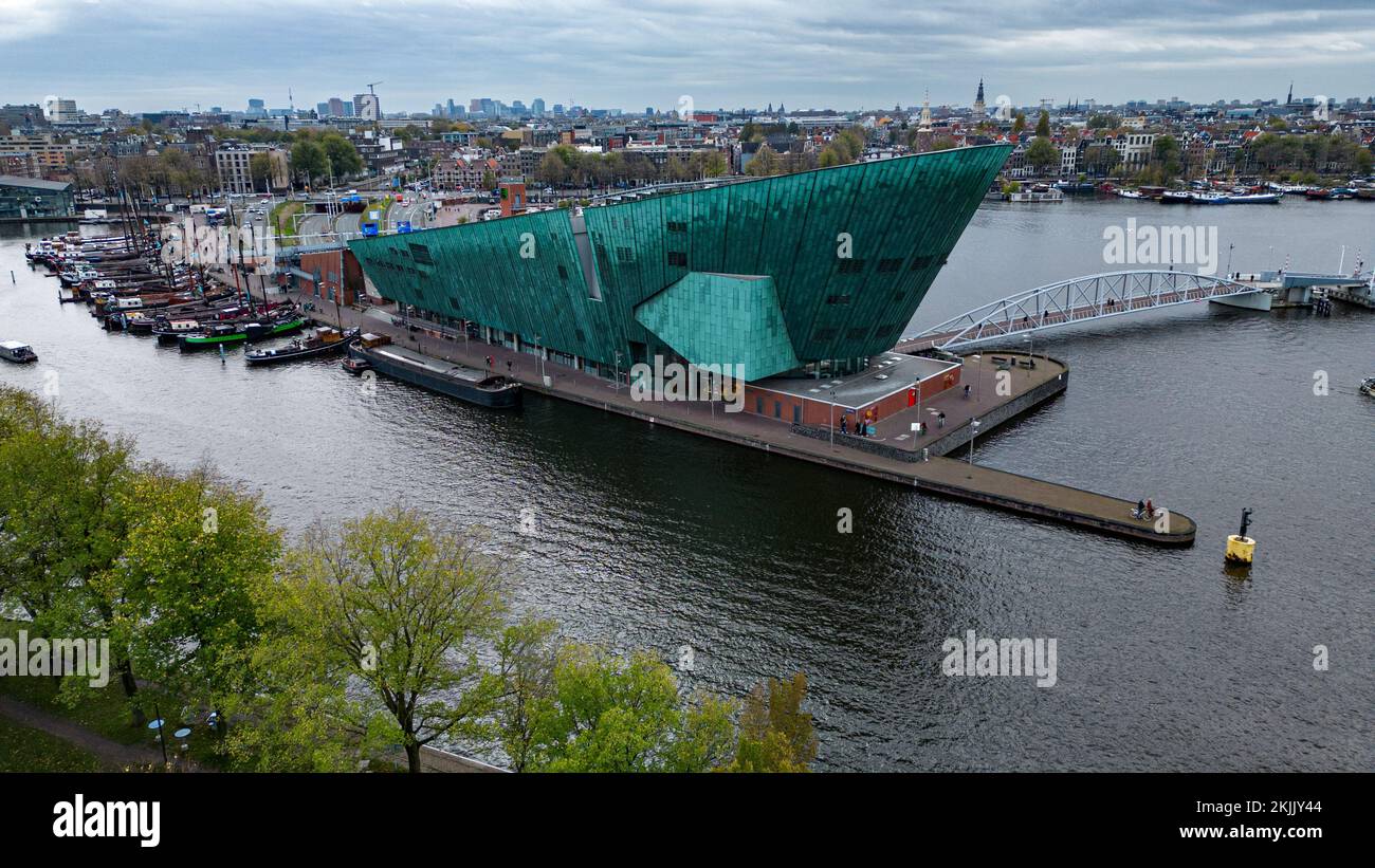 MUSÉE DES sciences NEMO à Amsterdam Banque D'Images