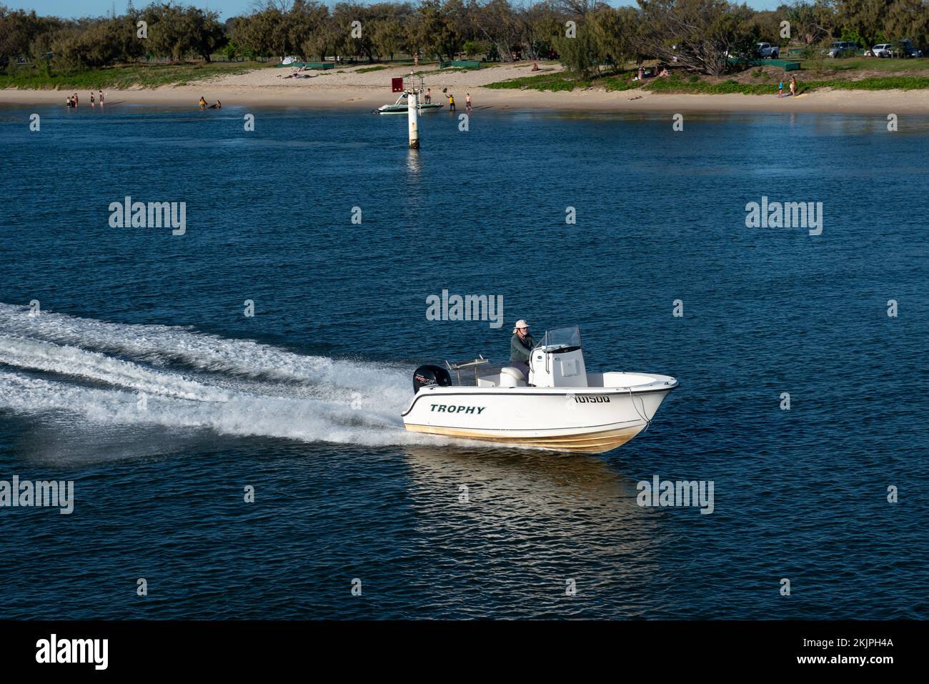 Bateaux au port de Gold Coast, Queensland, Australie Banque D'Images