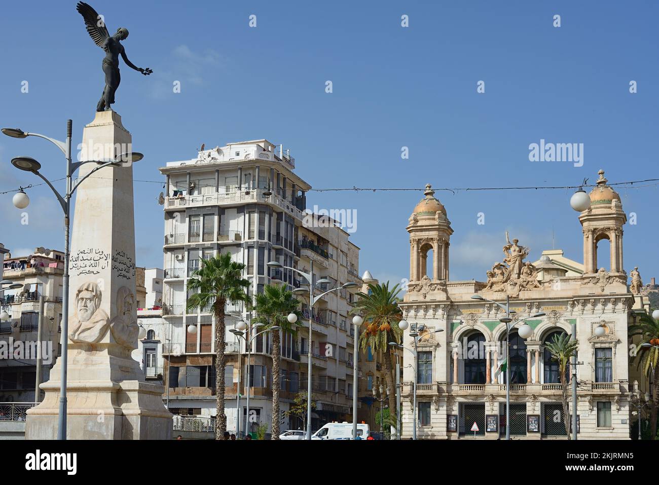 LA VILLE D'ORAN DANS L'OUEST DE L'ALGÉRIE Banque D'Images
