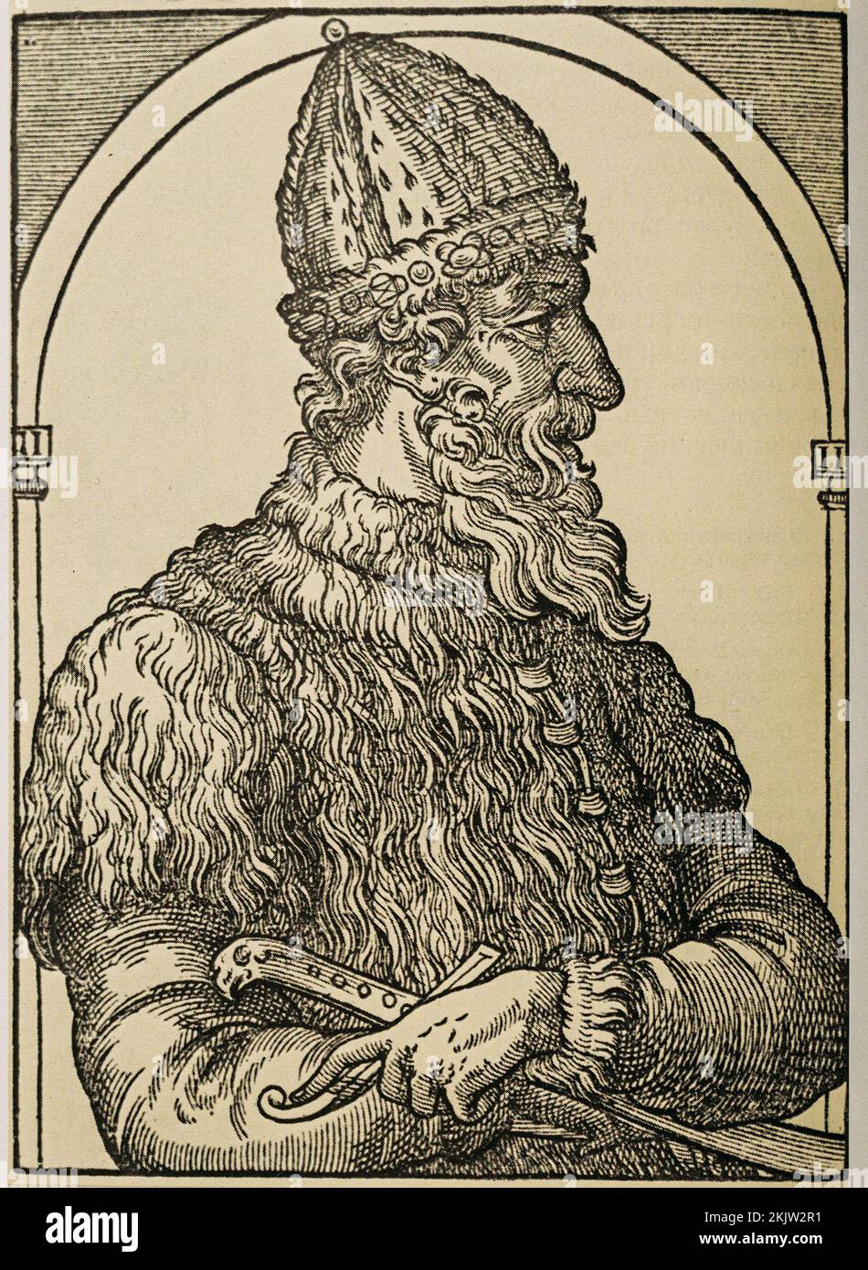 Ivan III Vasilyevitch (22 janvier 1440 - 27 octobre 1505), également connu sous le nom d'Ivan le Grand, était Un Grand Prince de Moscou et un Grand Prince de tous les Rus. Moteur Banque D'Images