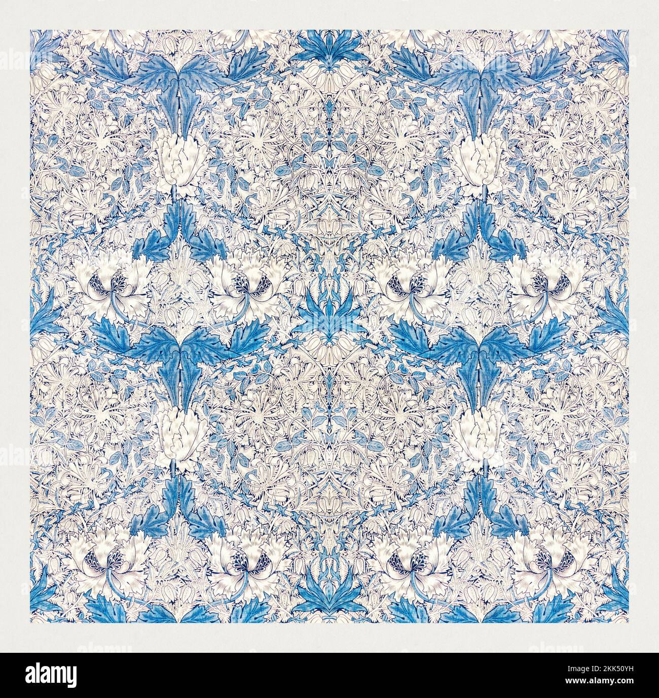 Motif de chèvrefeuille (1876) par William Morris Banque D'Images