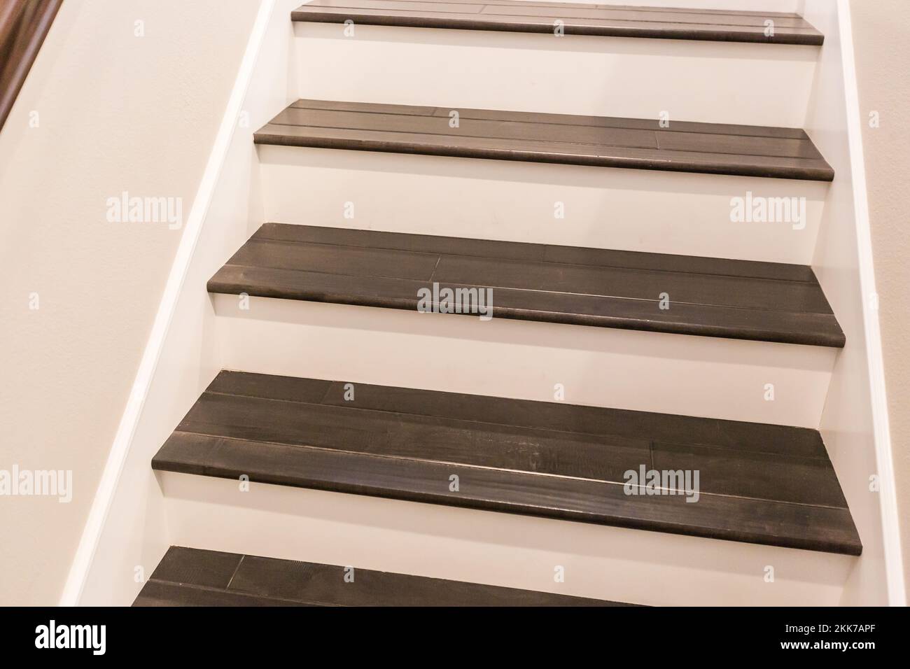 Résumé des beaux escaliers de la maison. Banque D'Images