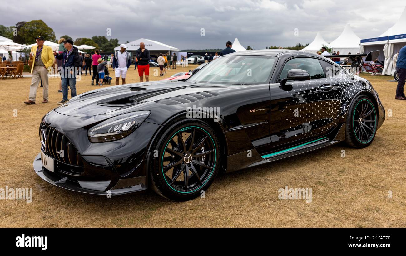 Mercedes-Benz AMG Gt Black Series ‘M1 VVM’ en exposition au salon automobile du Concours d’Elégance qui s’est tenu au Palais de Blenheim le 4th septembre 2022 Banque D'Images