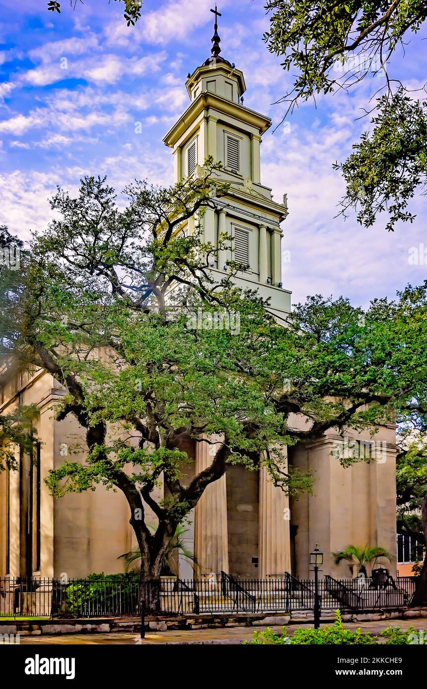 Christ Church Cathedral est photographié, le 20 novembre 2022, à Mobile, Alabama. L'église a été créée en 1823 comme première église épiscopale de la ville. Banque D'Images