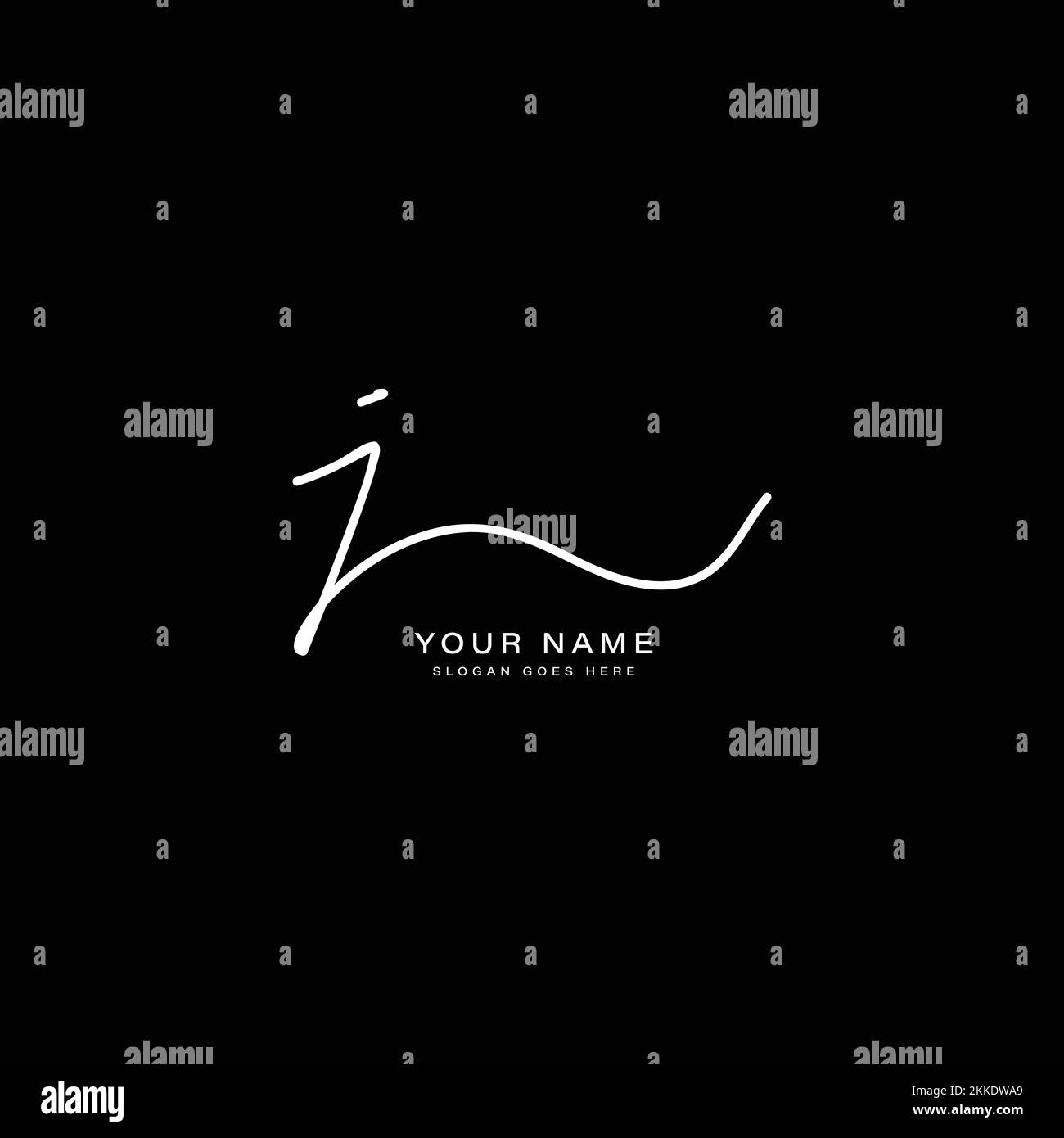 Lettre i alphabet Banque d'images noir et blanc Alamy