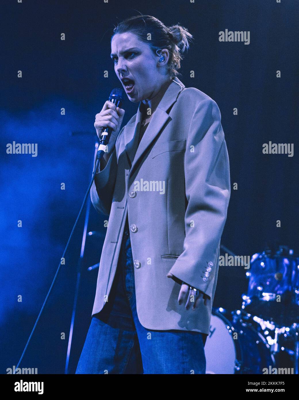 Milan, Italie, 25th novembre 2022. Wolf Alice se produit en direct à fabrique à Milan. Crédits: Maria Laura Arturi/Alamy Live News Banque D'Images