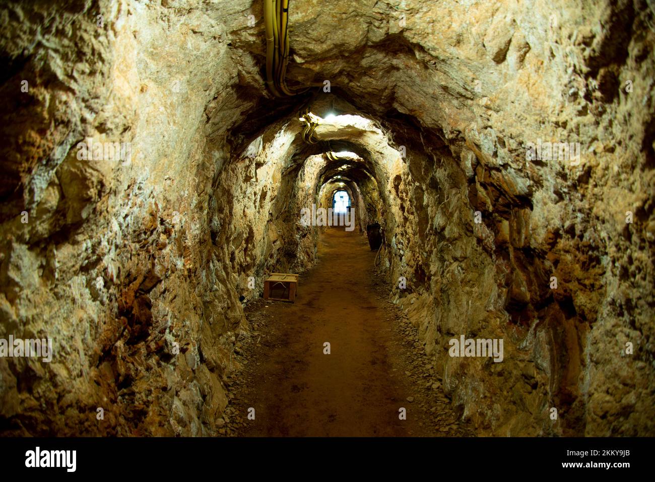 Ancien tunnel souterrain - Blinman - Australie Banque D'Images