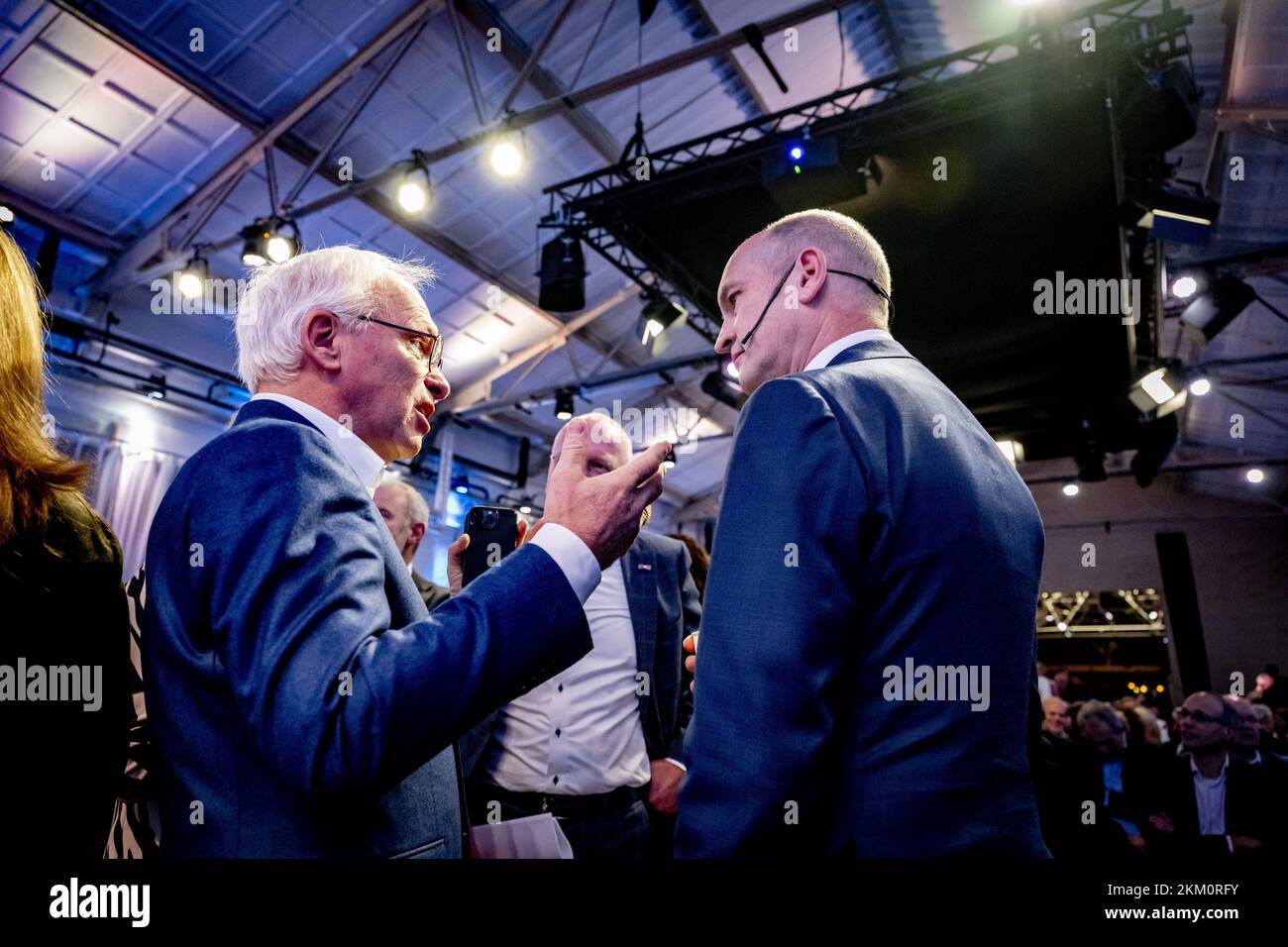 Amerfoort, pays-Bas. 26th novembre 2022. AMERFOORT - Chef du Parti Gert-Jan Segers lors du congrès du Parti de 47th de la ChristenUnie dans le Prodentfabriek. Cette conférence portera, entre autres, sur les élections du Conseil provincial et sur les élections de l'Office des eaux en 2023. ANP ROBIN UTRECHT pays-bas Out - belgique Out crédit: ANP/Alay Live News Banque D'Images