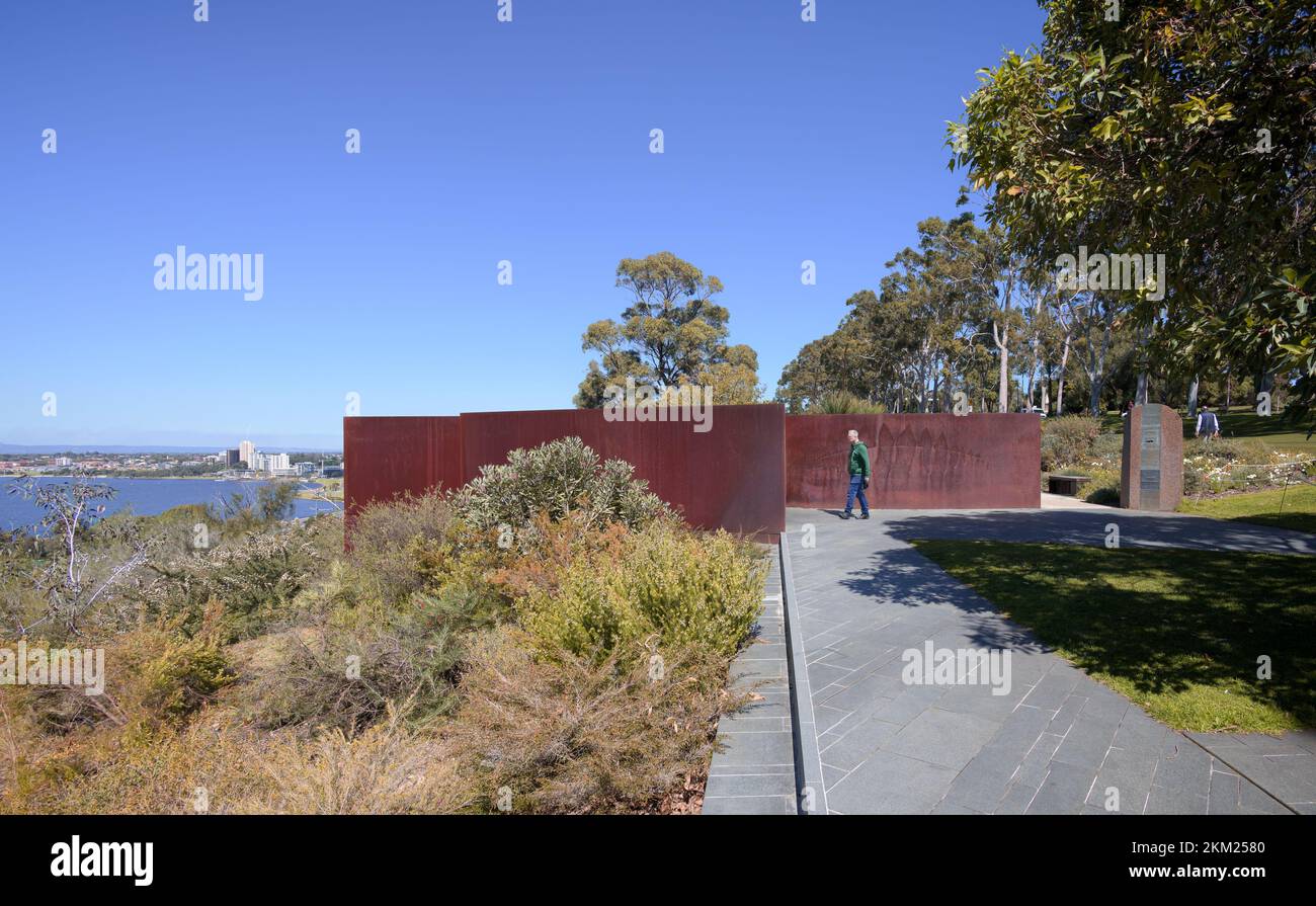 Perth, Australie - mémorial de Bali à Kings Park par Donaldson + avertir Banque D'Images