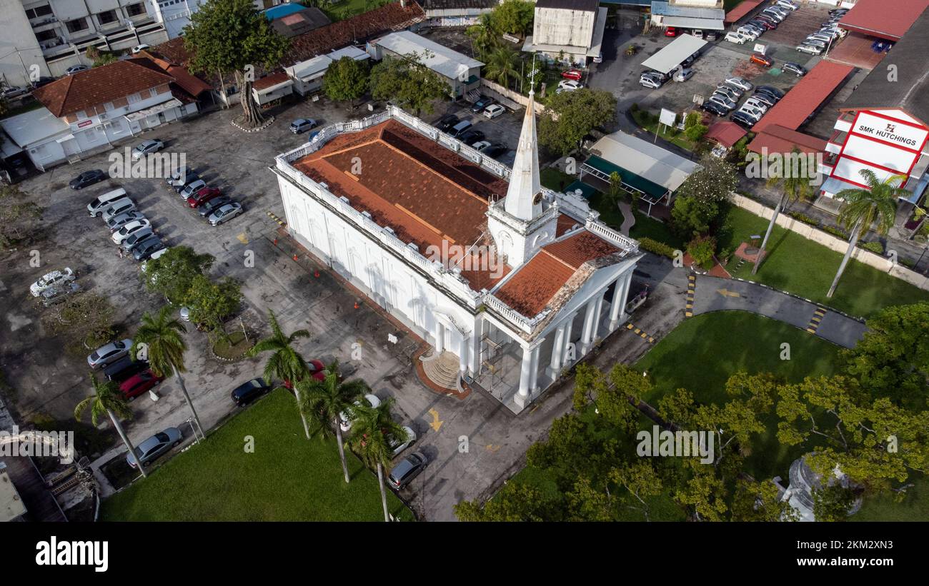 Église anglicane St. George, Penang, Malaisie Banque D'Images