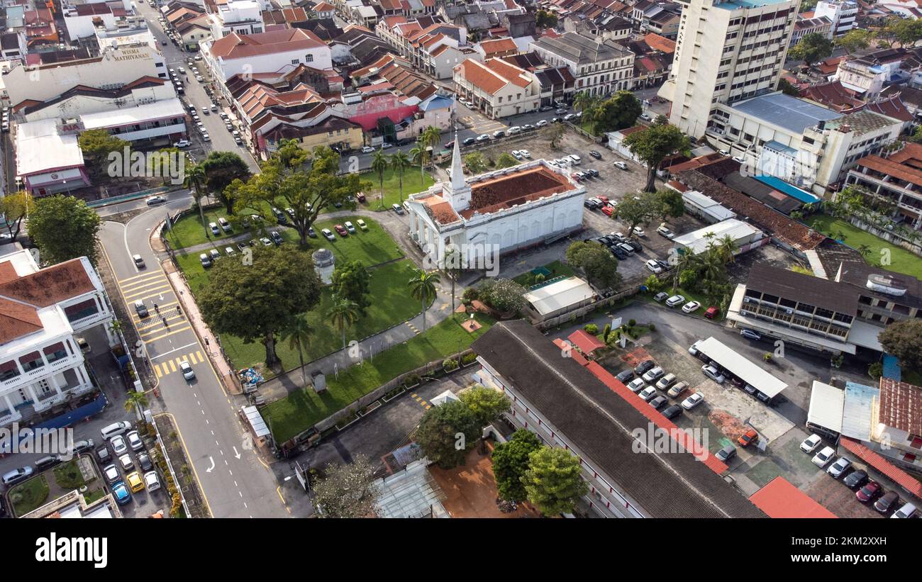 Église anglicane St. George, Penang, Malaisie Banque D'Images