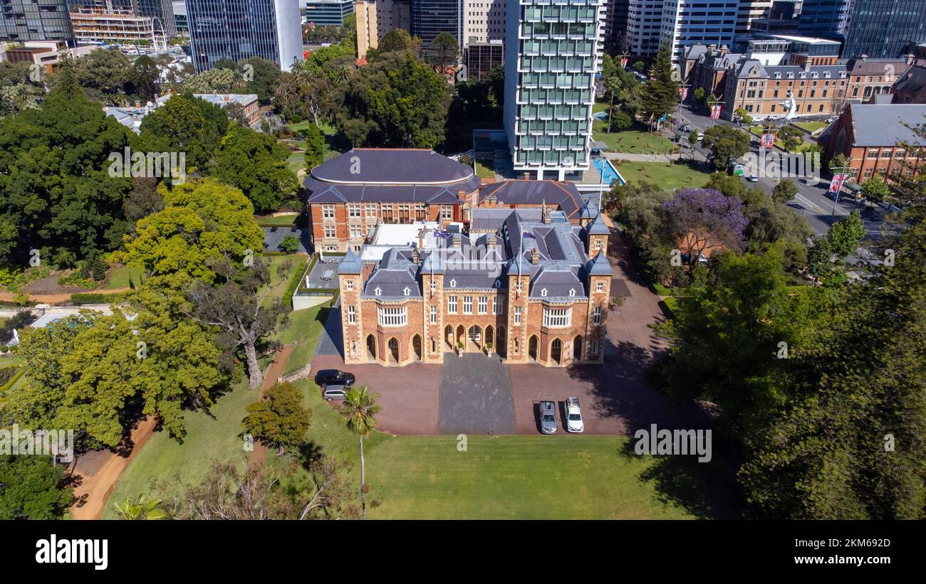 Government House, Australie occidentale, CBD, Perth, WA, Australie Banque D'Images