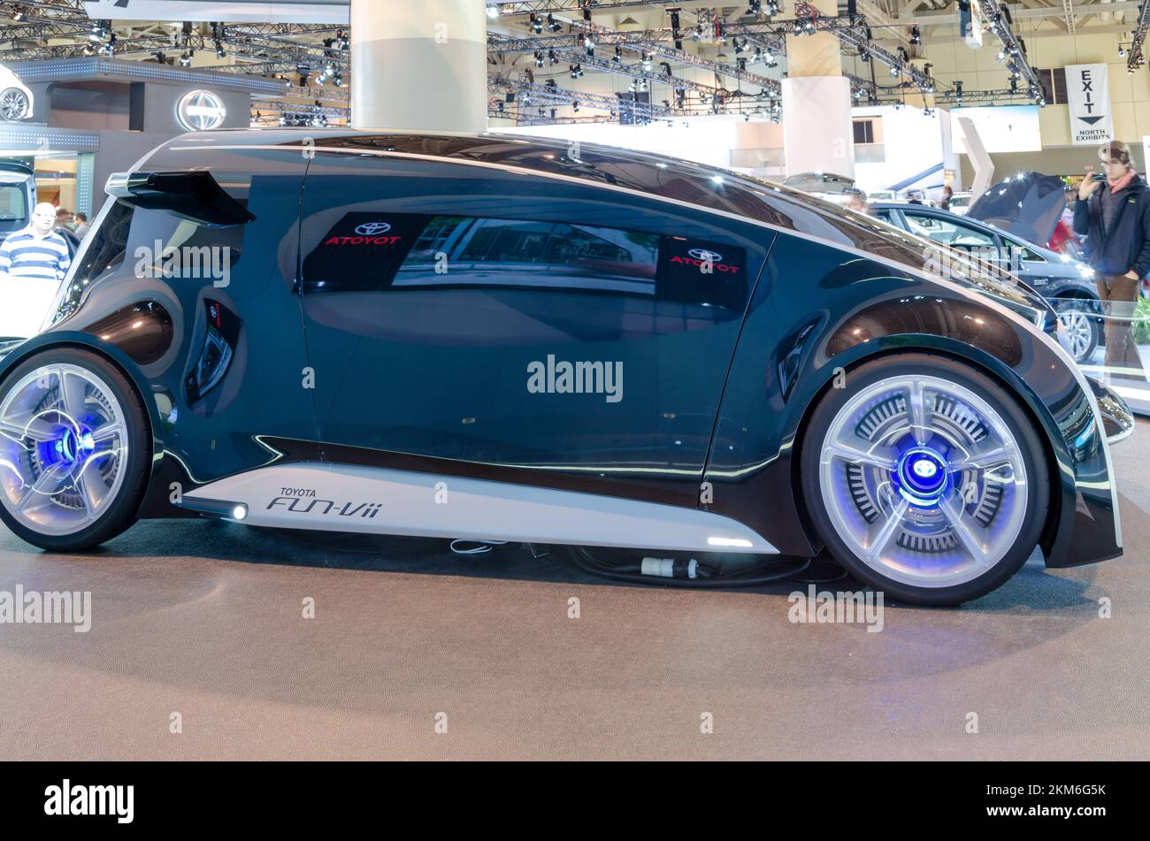 Voiture concept Toyota Fun VII Banque D'Images
