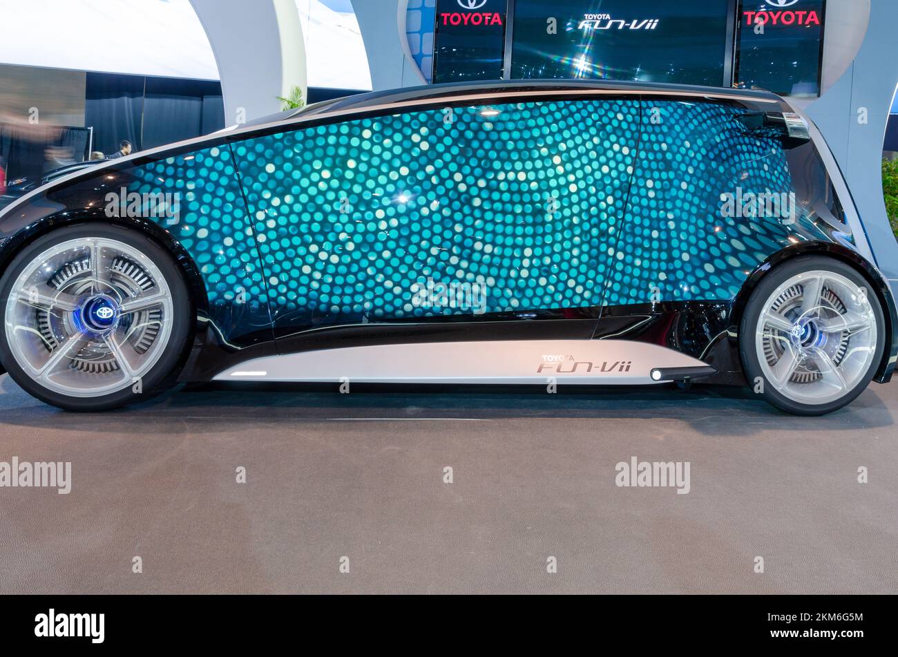 Voiture concept Toyota Fun VII Banque D'Images