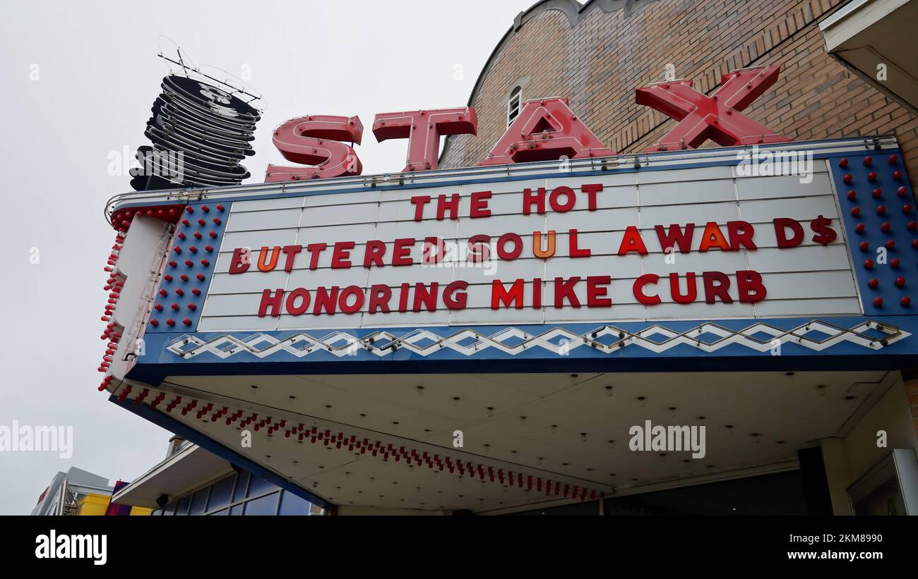 Stax Museum of American Soul Music and Stax Records - MEMPHIS, ÉTATS-UNIS - 07 NOVEMBRE 2022 Banque D'Images