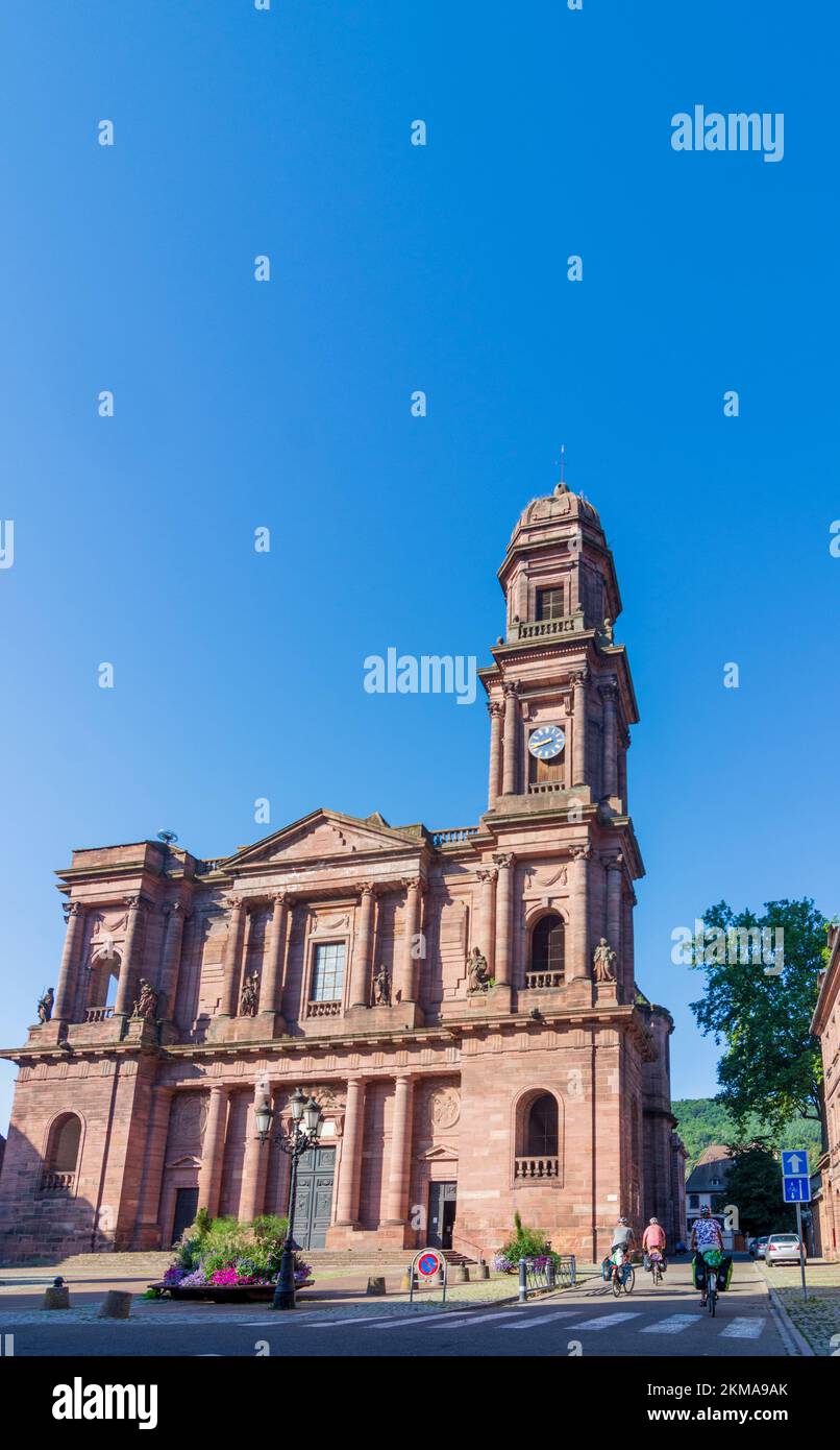 Guebwiller (Gebweiler) : église notre-Dame d'Alsace (Elssass), Haut-Rhin (Oberelsass), France Banque D'Images