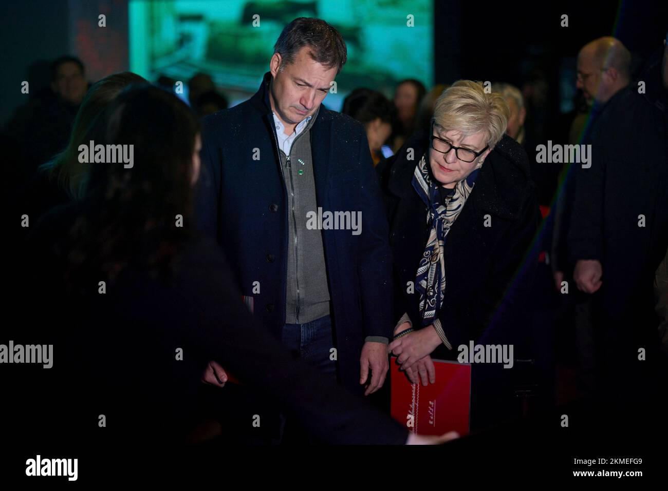 Kiev, Ukraine. 26th novembre 2022. Le Premier ministre belge Alexander